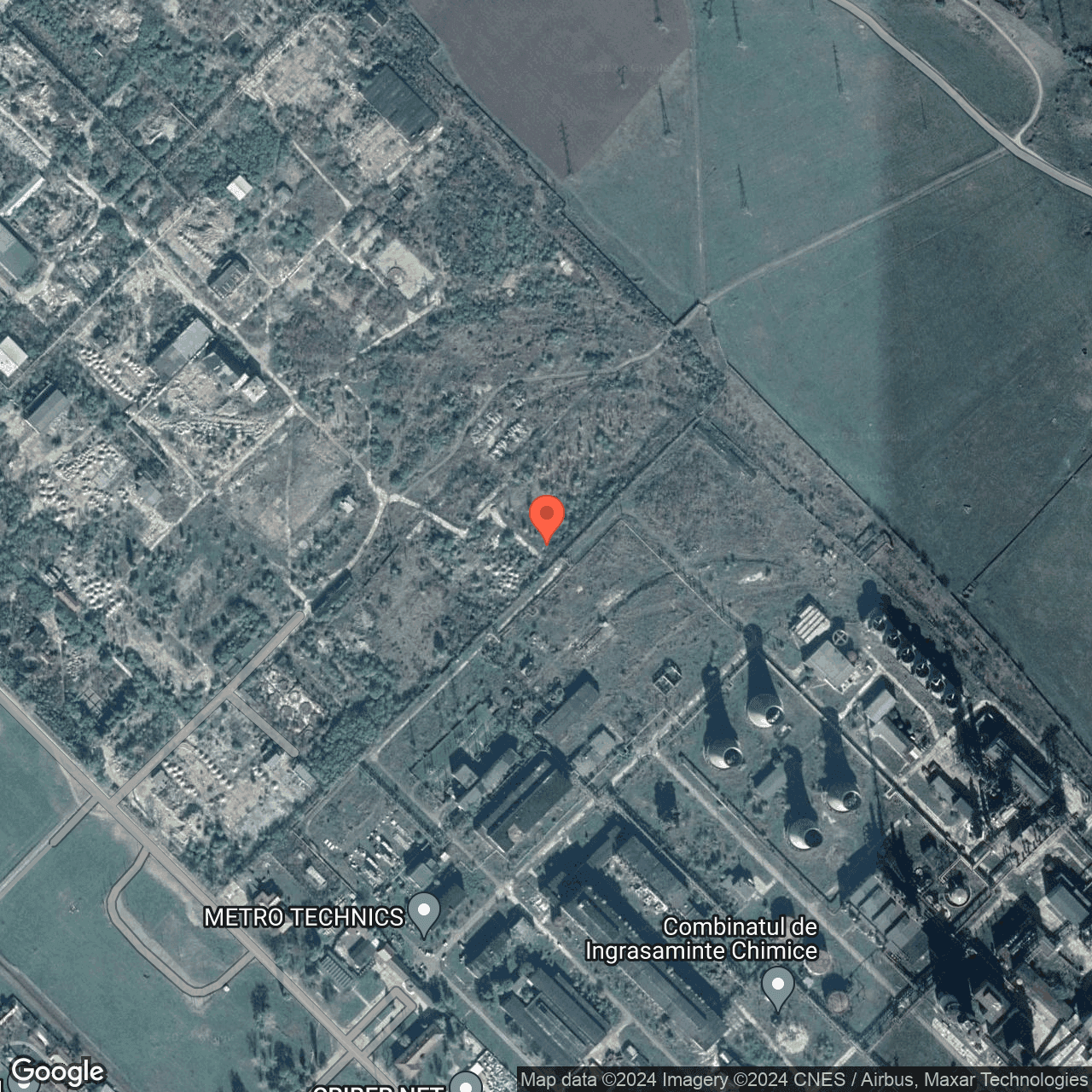 Poza harta hybrid, zoom 16, adresa Savinesti Neamt, , judetul