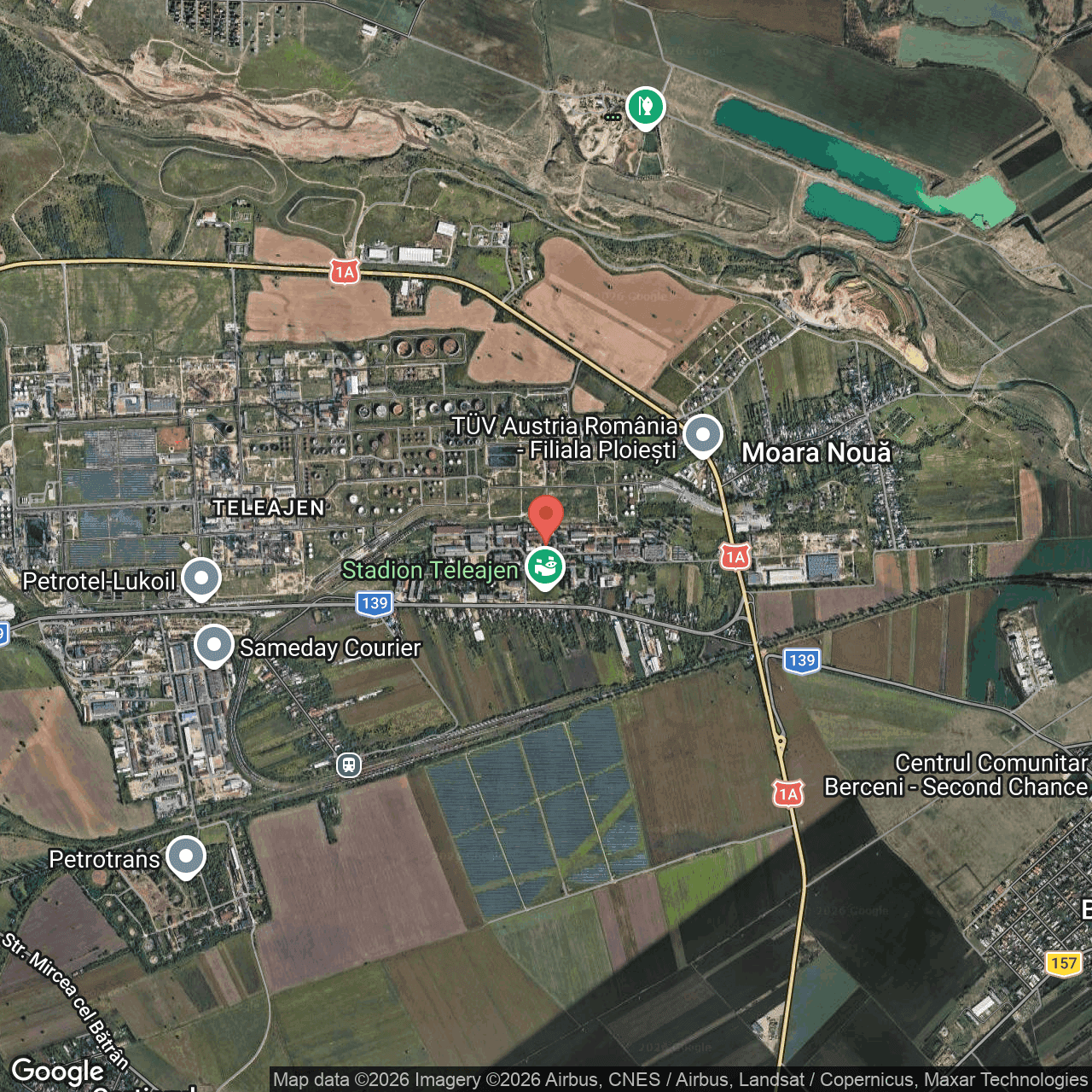 Poza harta hybrid, zoom 14, adresa Ploiesti Prahova, , judetul