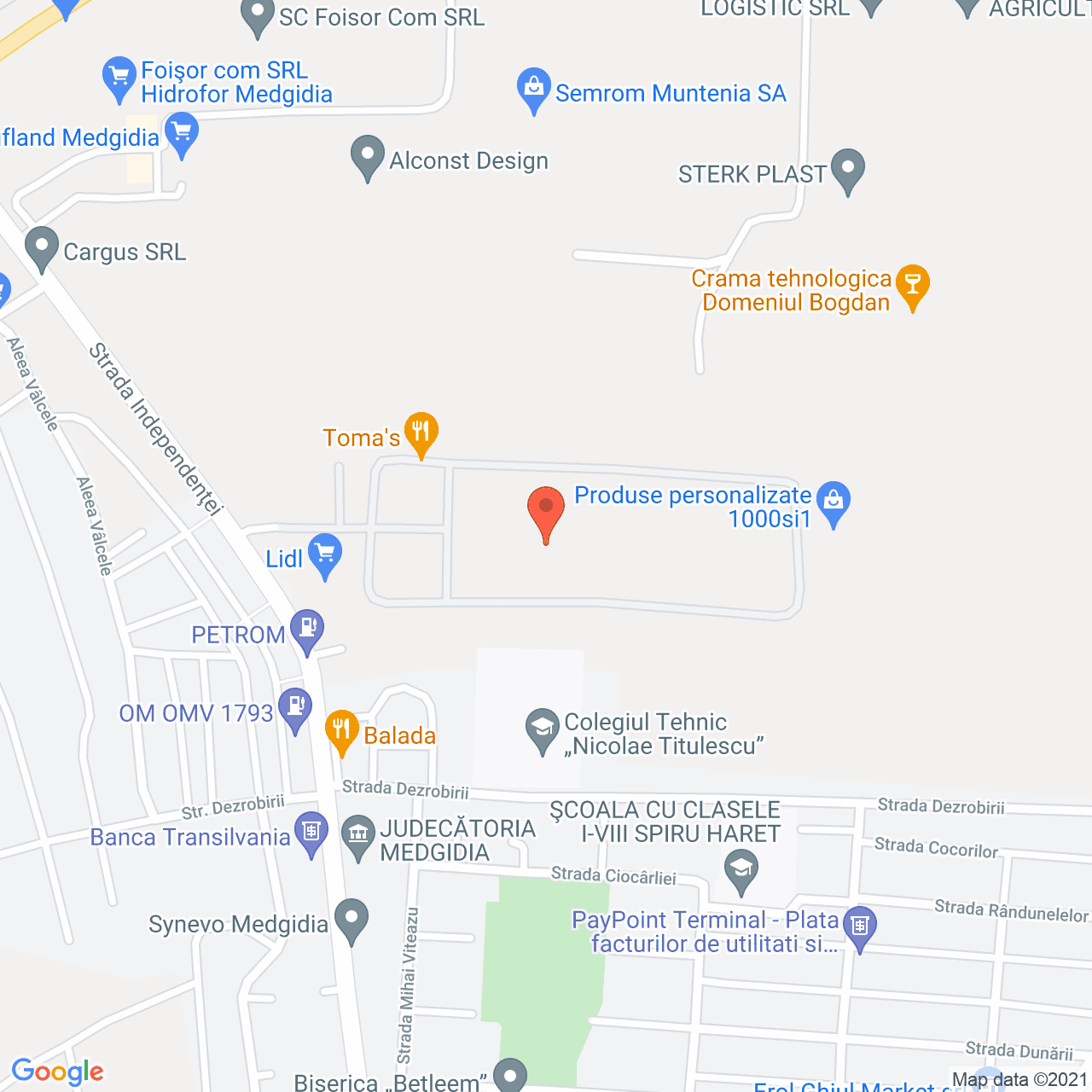 Poza harta streetview, zoom 16, adresa Independentei 12, Medgidia, judetul Constanta