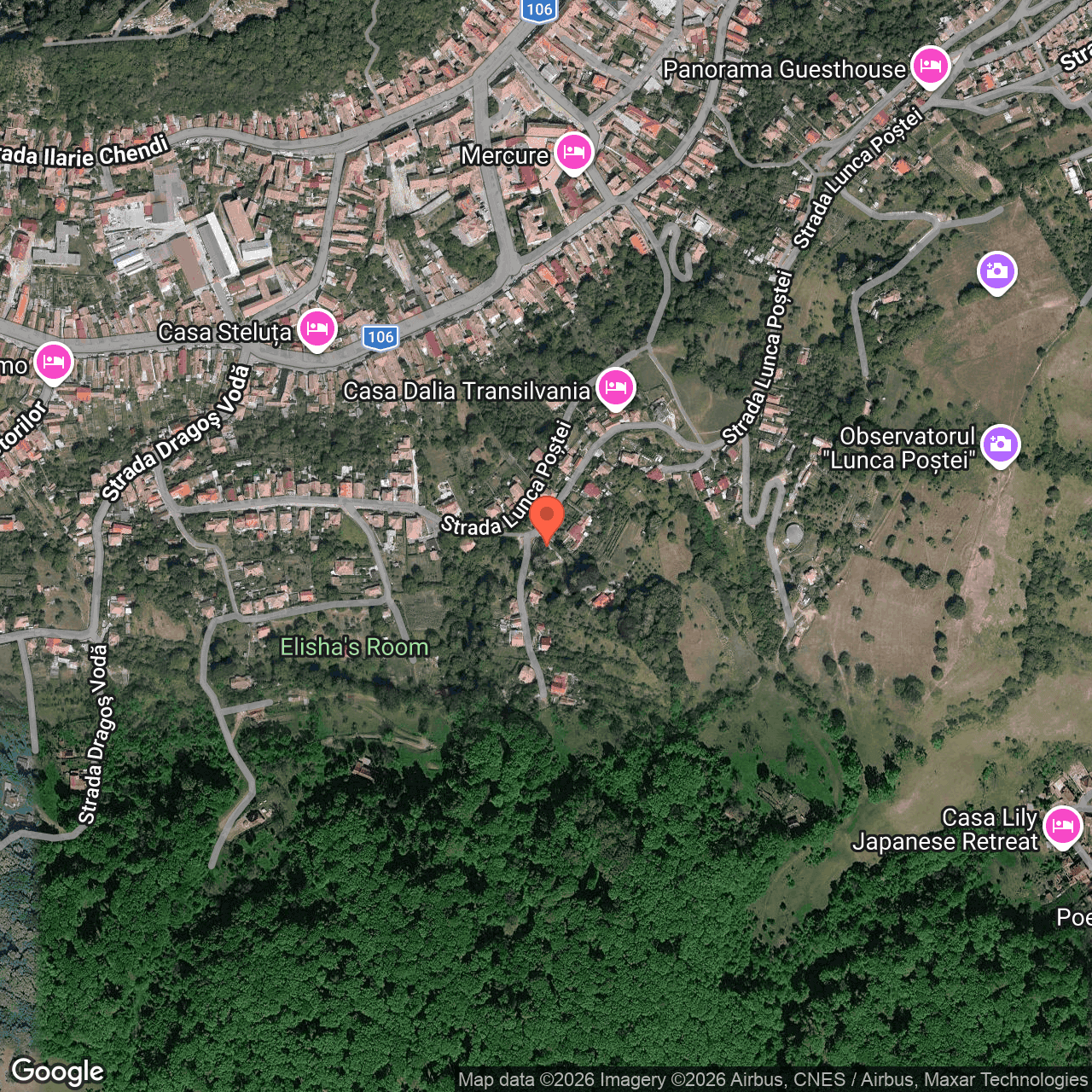 Poza harta hybrid, zoom 16, adresa Strada Lunca Postei Sighisoara, , judetul