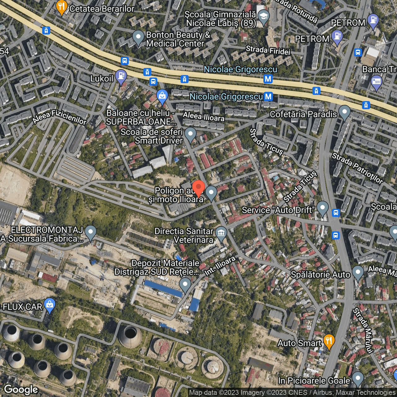 Poza harta hybrid, zoom 16, adresa Str. Ilioara, nr. 16, , judetul