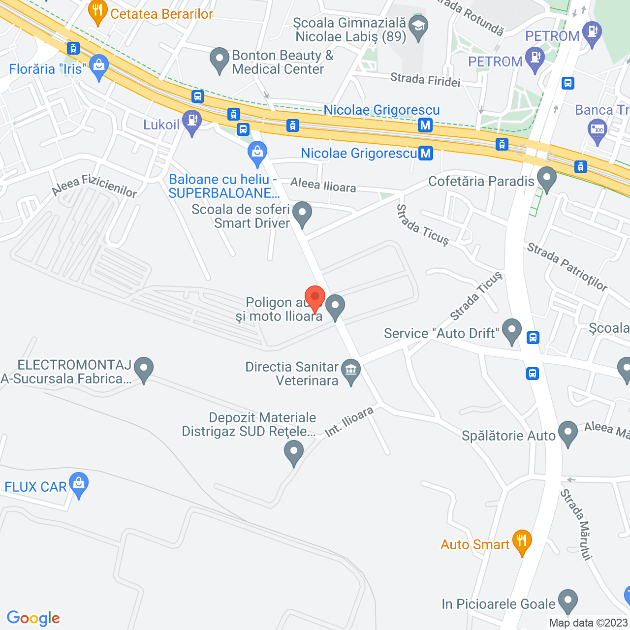 Poza harta streetview, zoom 16, adresa Str. Ilioara, nr. 16, , judetul