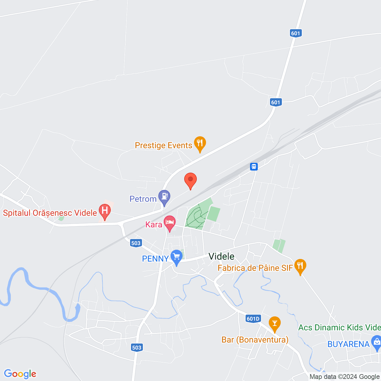 Poza harta streetview, zoom 14, adresa str. Depozitelor Videle, , judetul