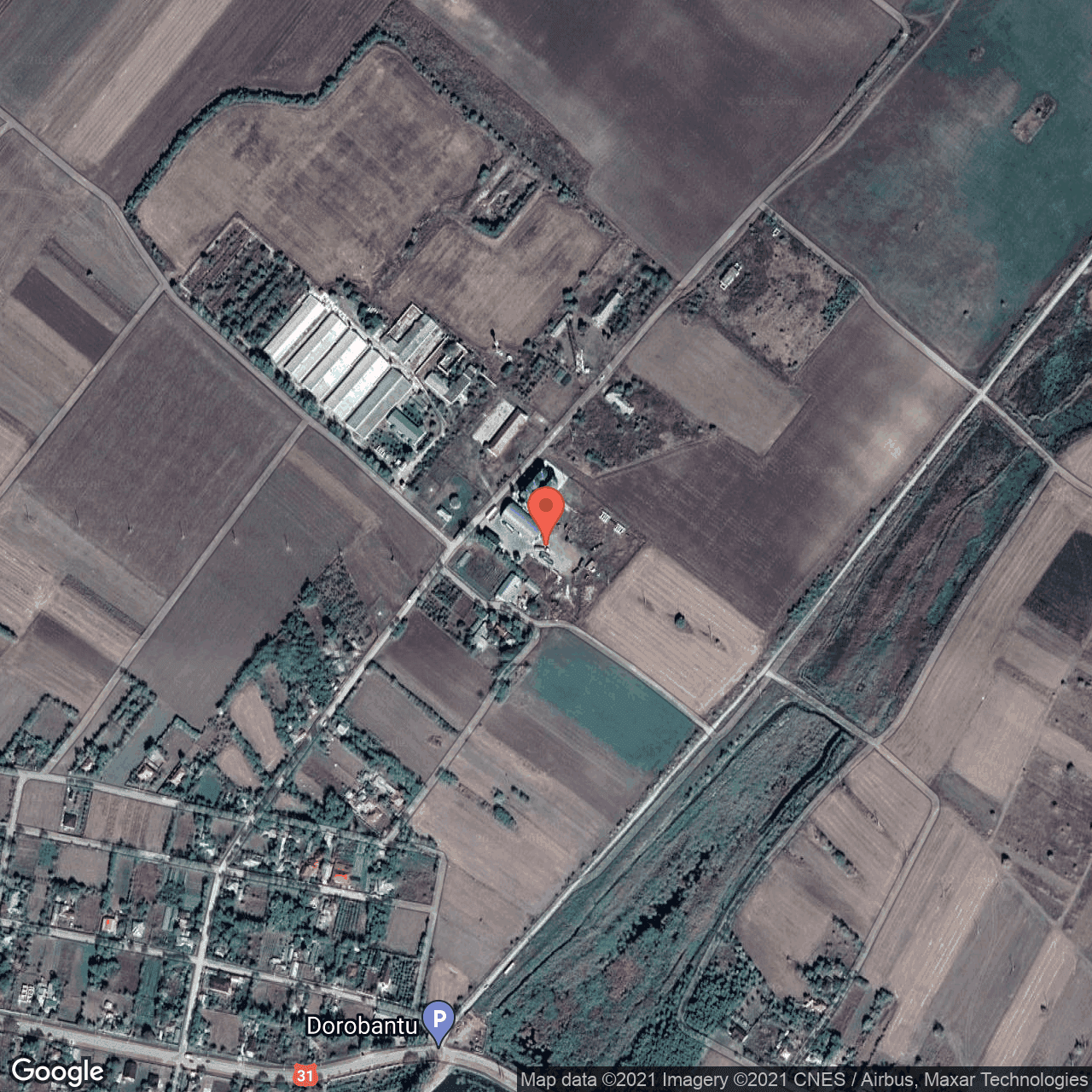 Poza harta hybrid, zoom 16, adresa Dorobantul, Dorobantu, judetul Calarasi