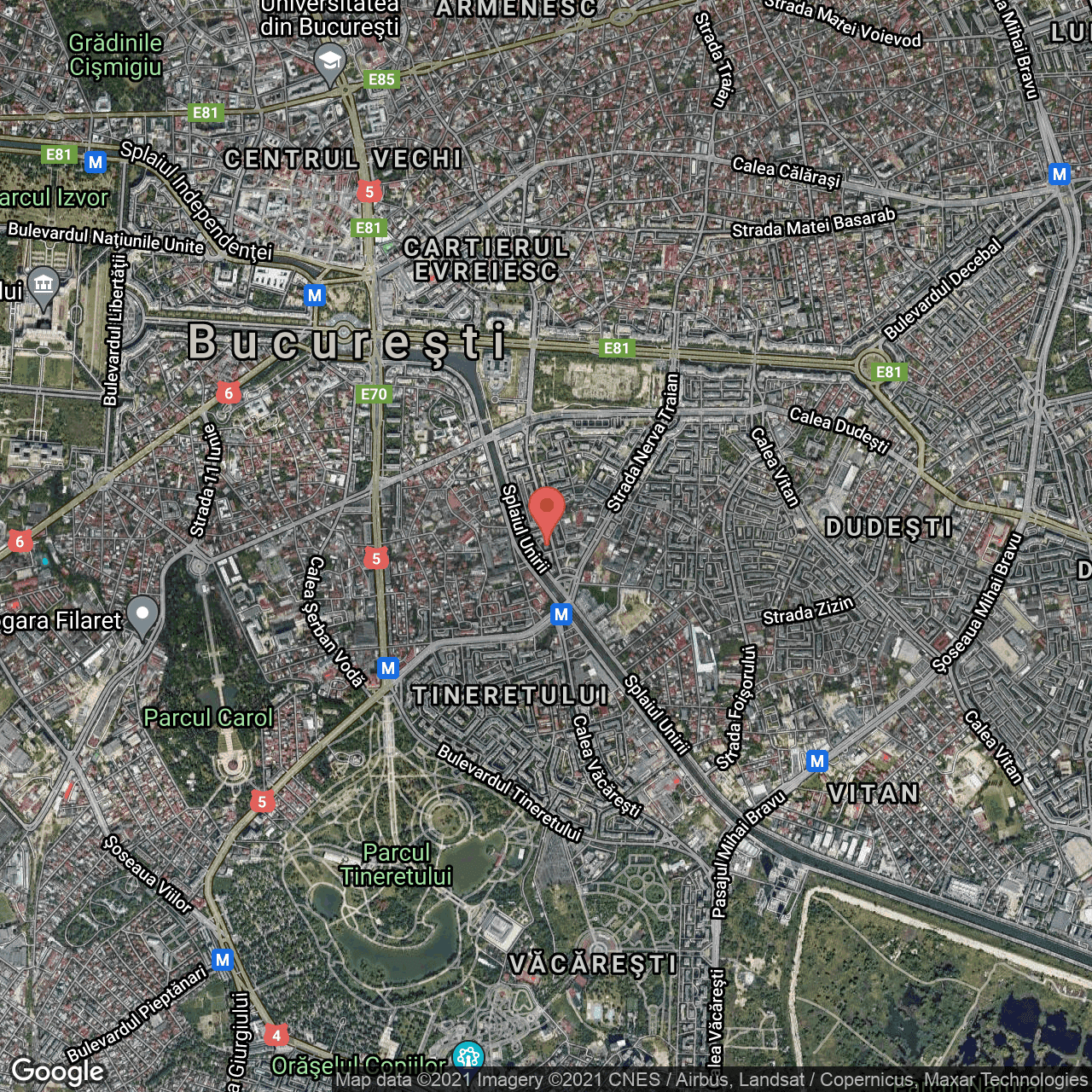 Poza harta hybrid, zoom 14, adresa Mircea Voda 44, Bucuresti, judetul Bucuresti Ilfov