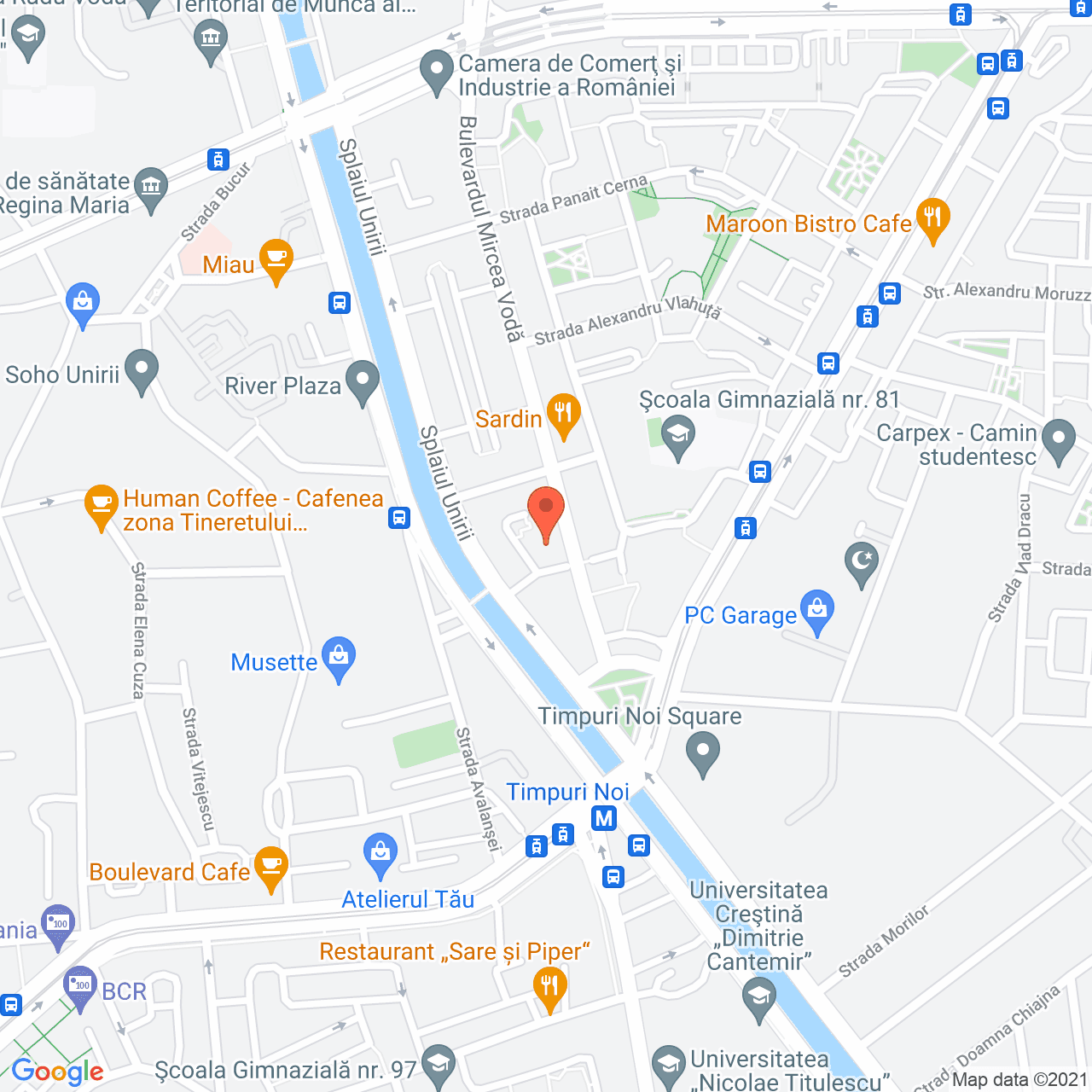 Poza harta streetview, zoom 16, adresa Mircea Voda 44, Bucuresti, judetul Bucuresti Ilfov