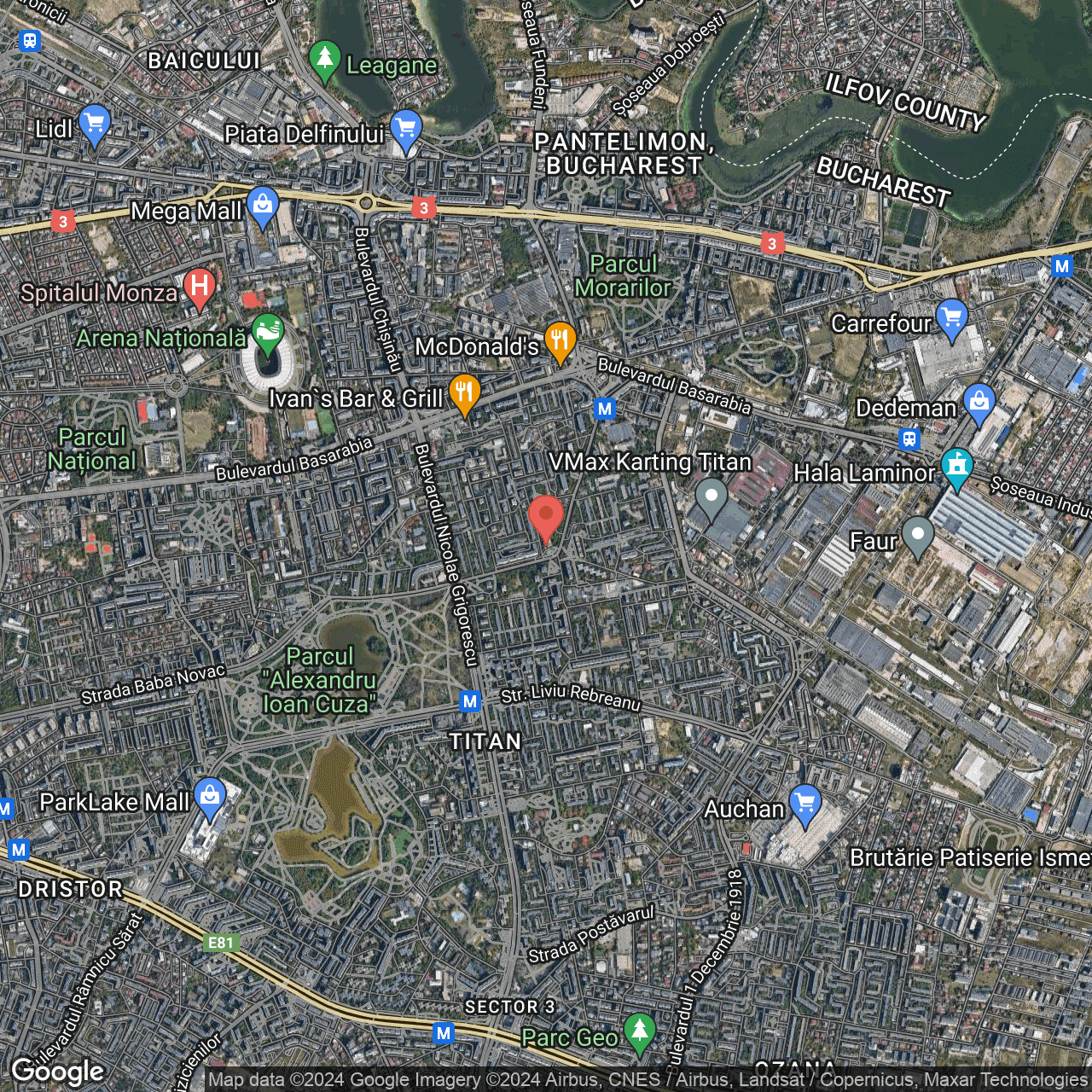 Poza harta hybrid, zoom 14, adresa Bucuresti, str. Lucretiu Patrascanu 1, , judetul