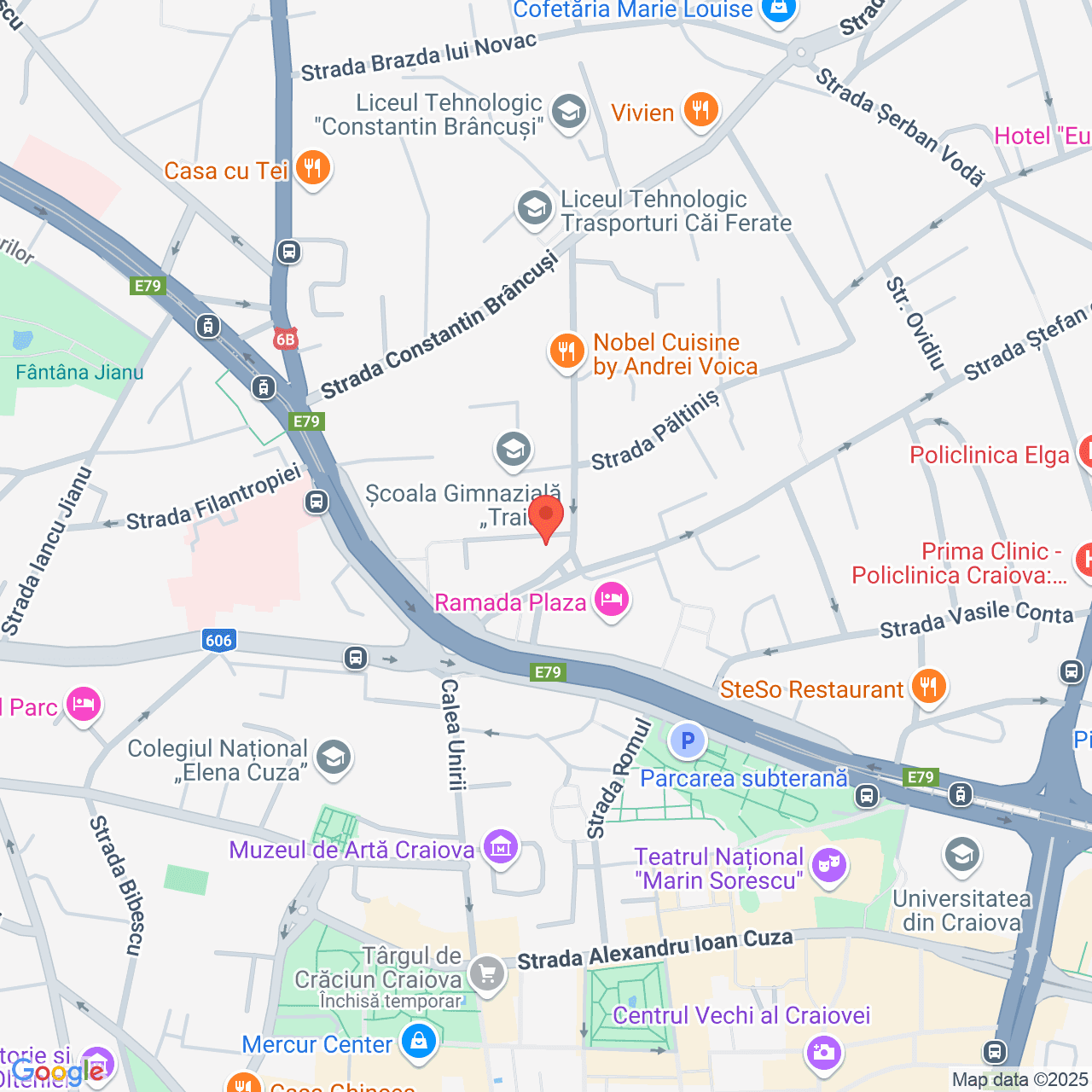 Poza harta streetview, zoom 16, adresa Craiova, str. Piata Unirii, , judetul