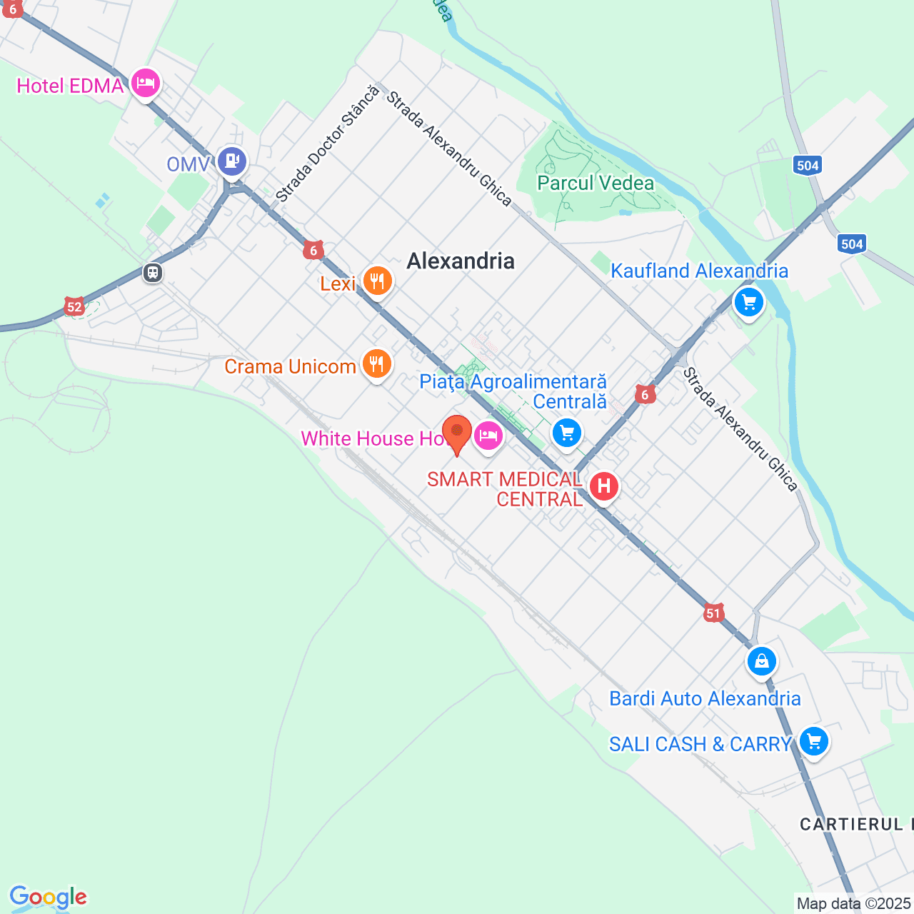 Poza harta streetview, zoom 14, adresa Alexandria, str. Alexandru Colfescu nr. 32, , judetul