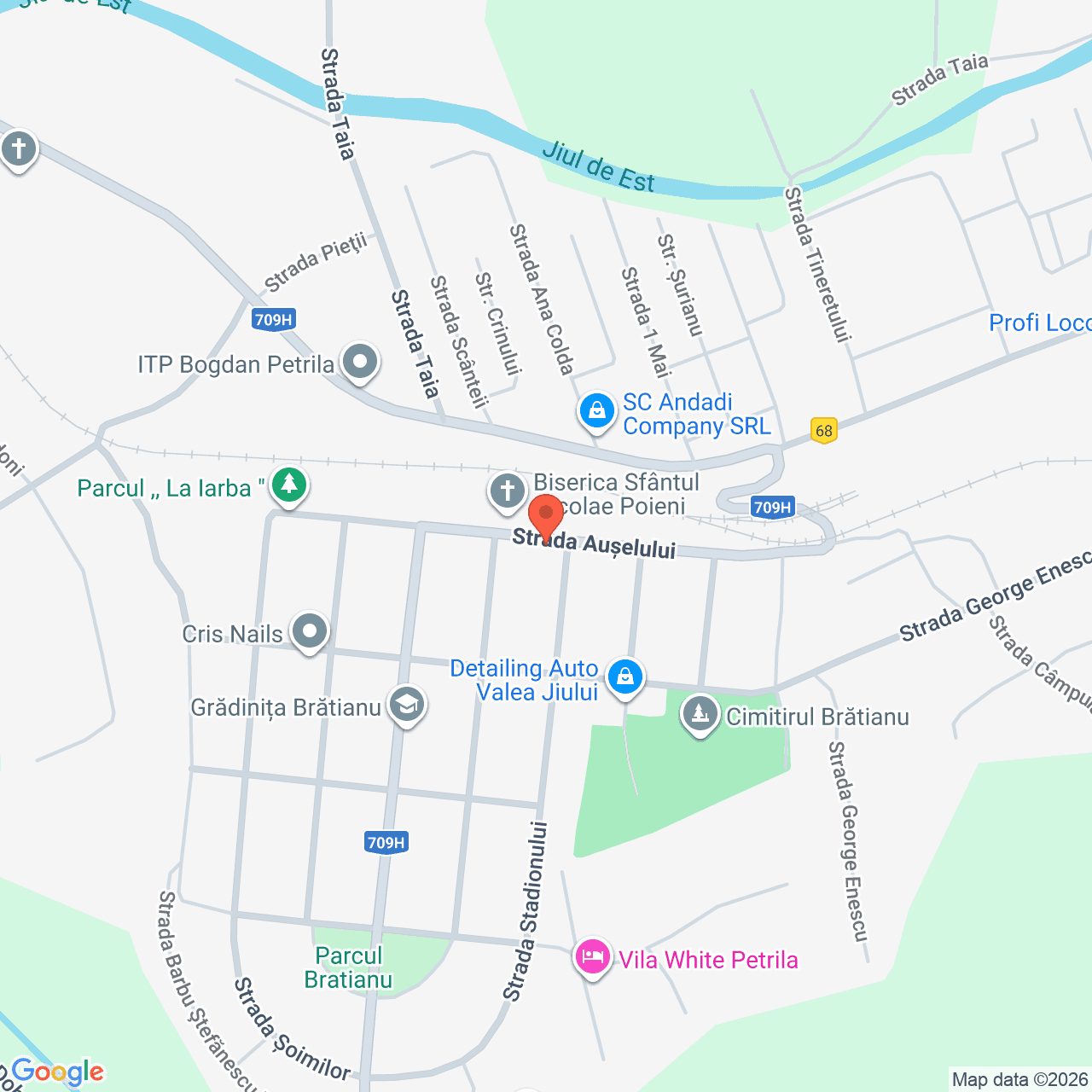 Poza harta streetview, zoom 16, adresa Petrila Hunedoara, , judetul