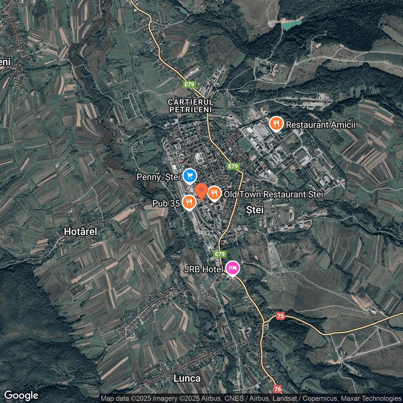 Poza harta hybrid, zoom 14, adresa Stei str. Cuza Voda nr.6, , judetul