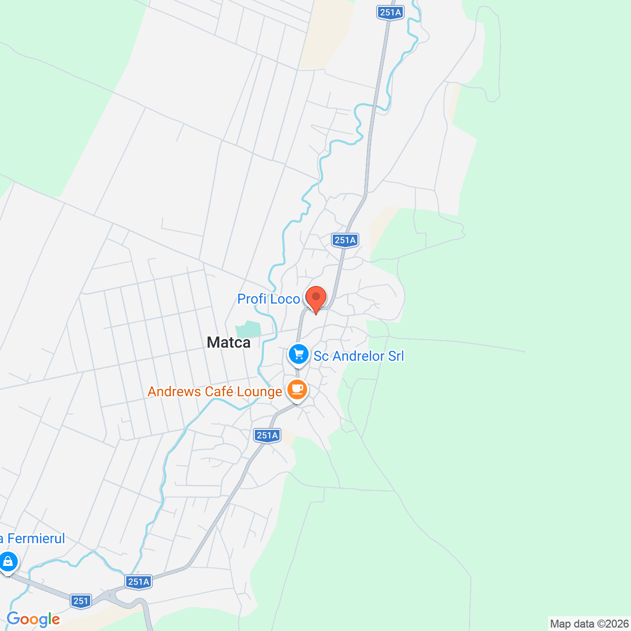 Poza harta streetview, zoom 14, adresa Matca Galati, , judetul