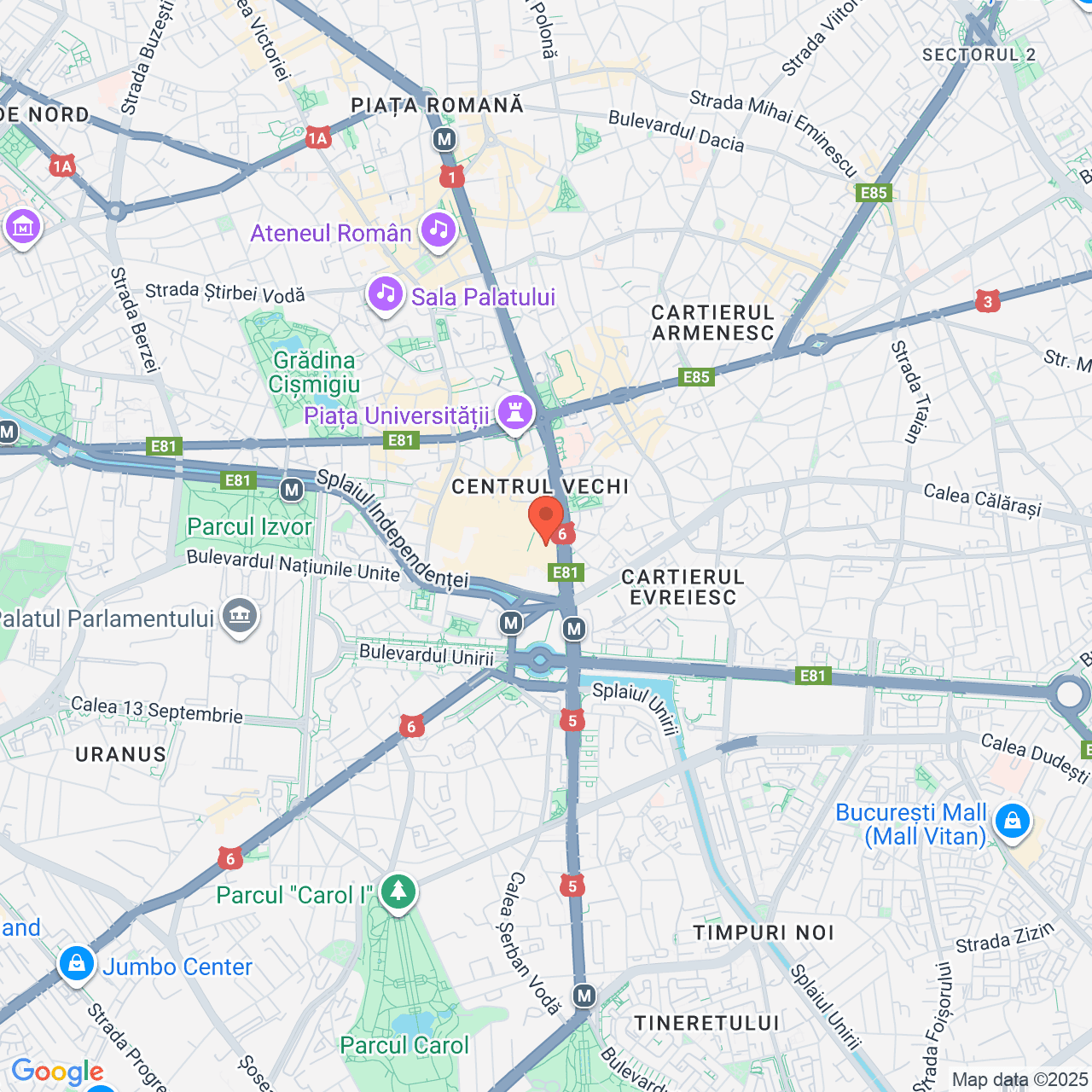 Poza harta streetview, zoom 14, adresa Bucuresti, str. Gabroveni nr.22, , judetul