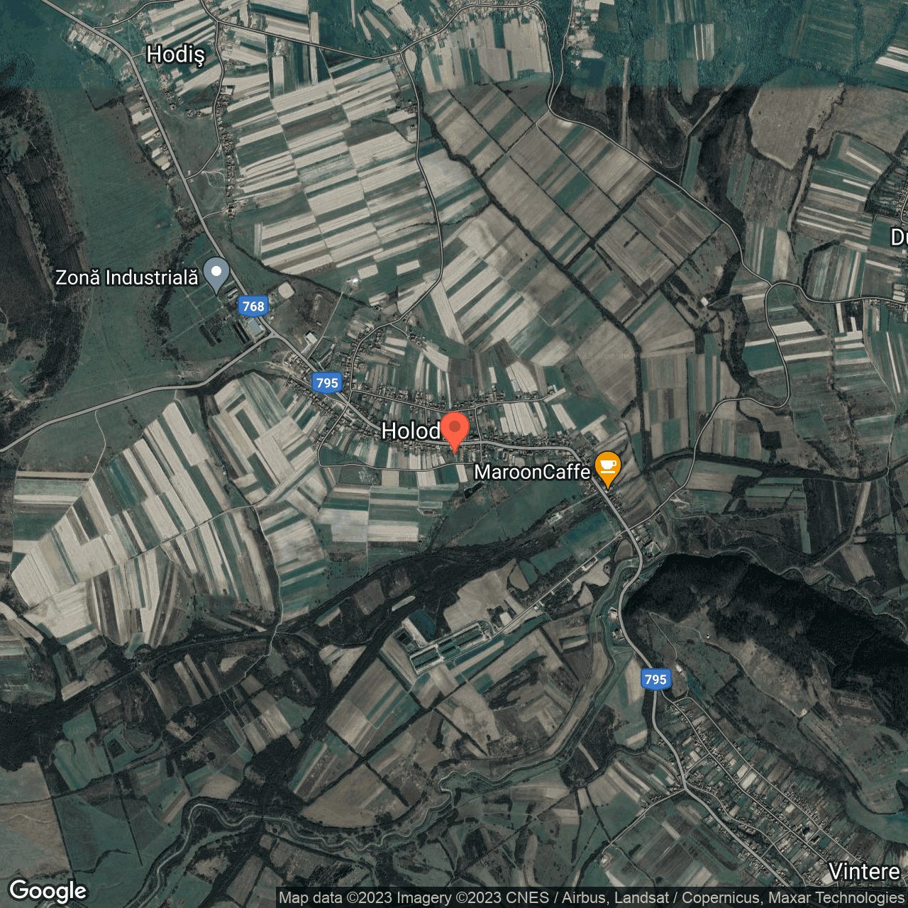 Poza harta hybrid, zoom 14, adresa Holod, , judetul