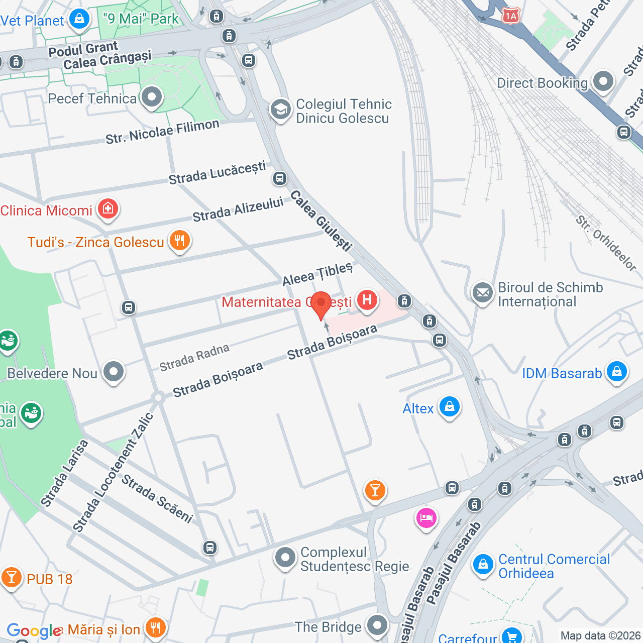 Poza harta streetview, zoom 16, adresa Bucuresti, str. Gabriel Cioran nr. 3, , judetul