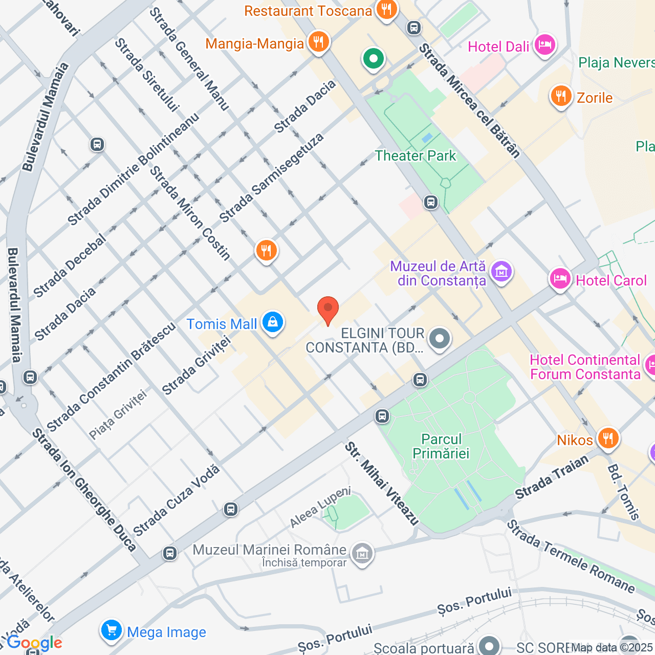 Poza harta streetview, zoom 16, adresa Constanța, strada Ștefan cel Mare, bloc M7, , judetul