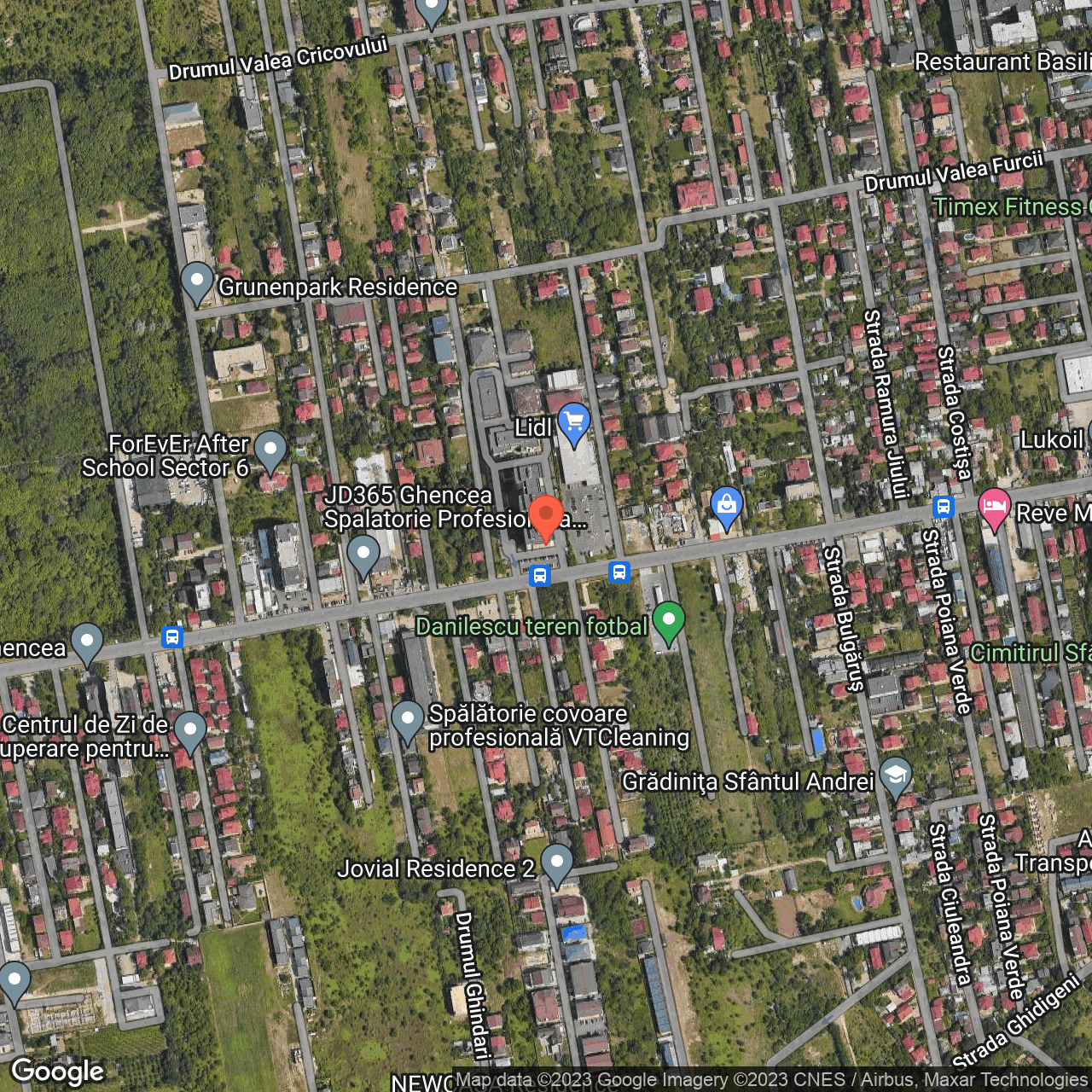 Poza harta hybrid, zoom 16, adresa Prelungirea Ghencea 94, , judetul