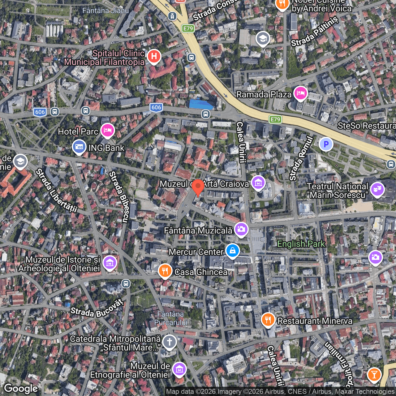 Poza harta hybrid, zoom 16, adresa Craiova, Str Popa Șapcă, nr. 14, , judetul