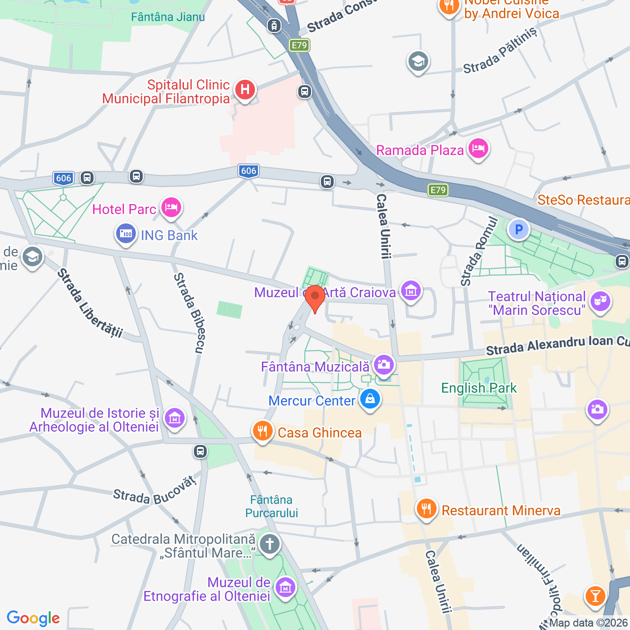 Poza harta streetview, zoom 16, adresa Craiova, Str Popa Șapcă, nr. 14, , judetul