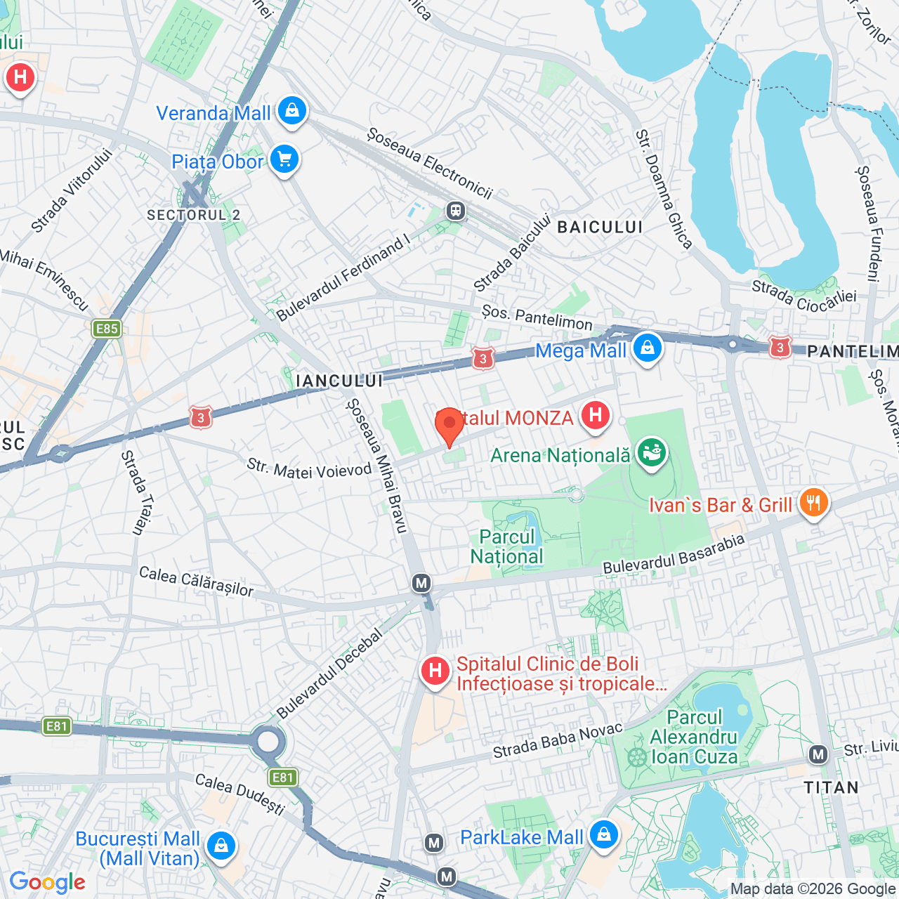 Poza harta streetview, zoom 14, adresa Bucuresti, str. Vatra Luminoasa, nr 38-52, , judetul