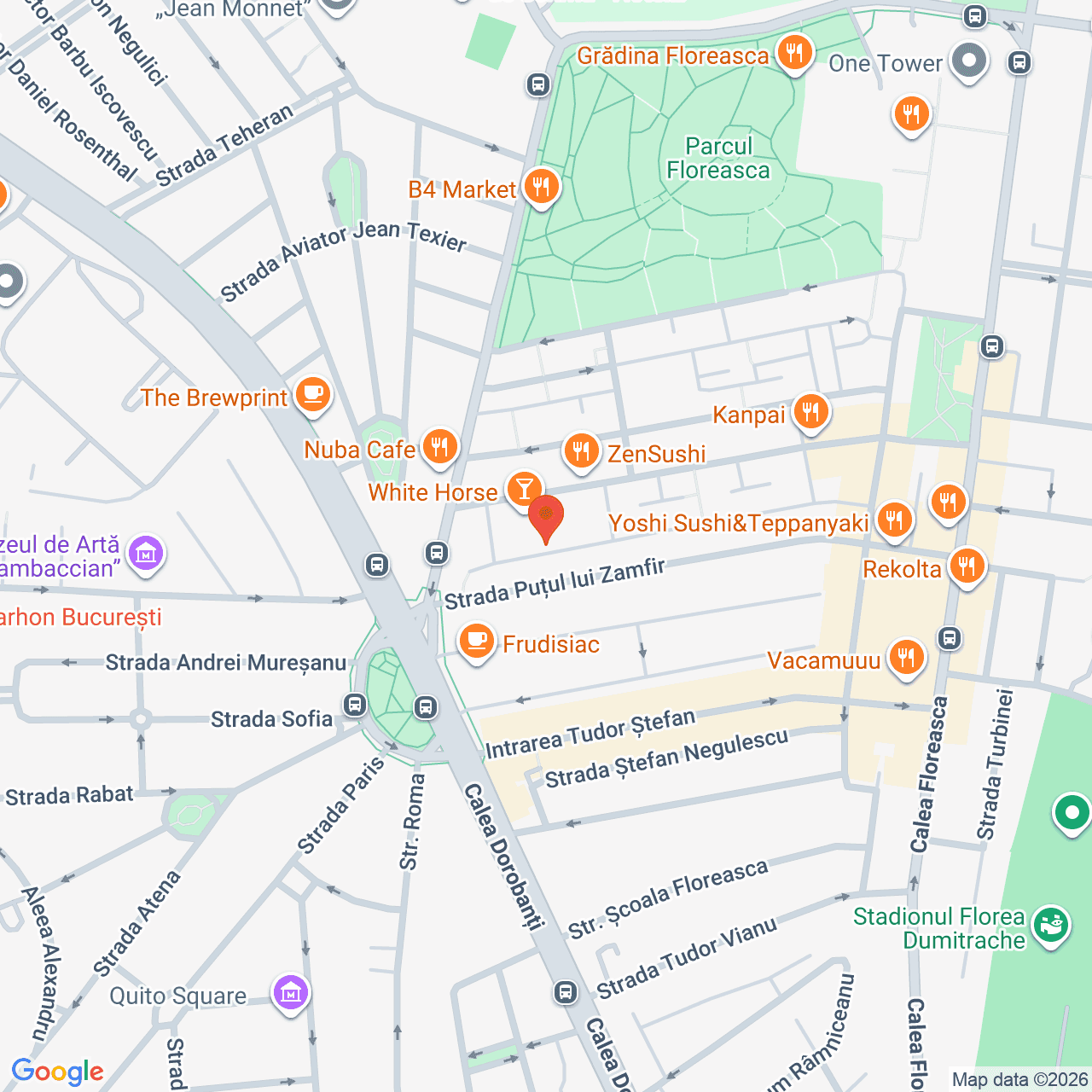 Poza harta streetview, zoom 16, adresa ucurești Sectorul 1, Str Constantin Aricescu, Nr. 5-7, , judetul