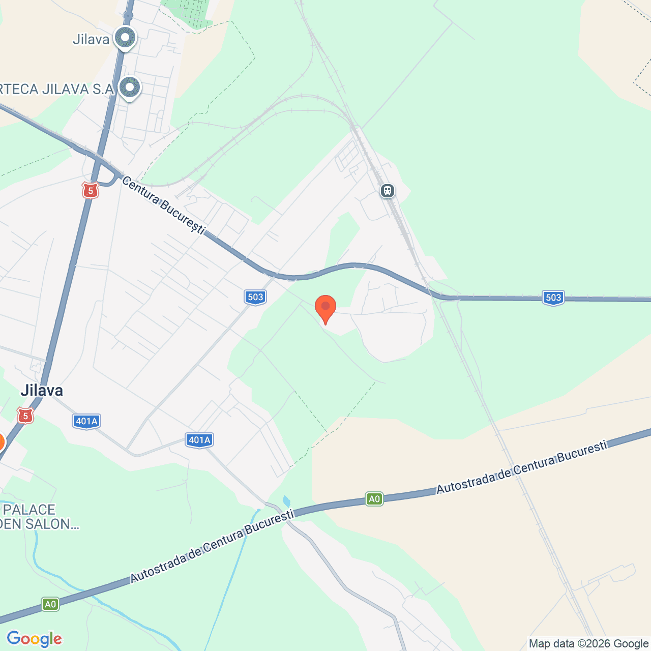 Poza harta streetview, zoom 14, adresa Jilava, str. Sabarului, Nr.8c, , judetul