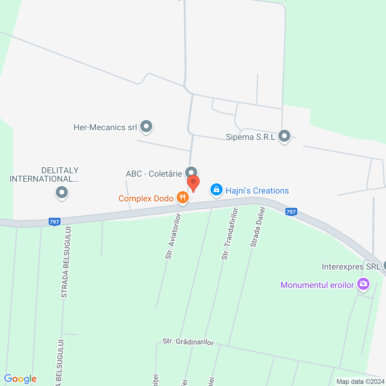 Poza harta streetview, zoom 16, adresa Santandrei Bihor, , judetul