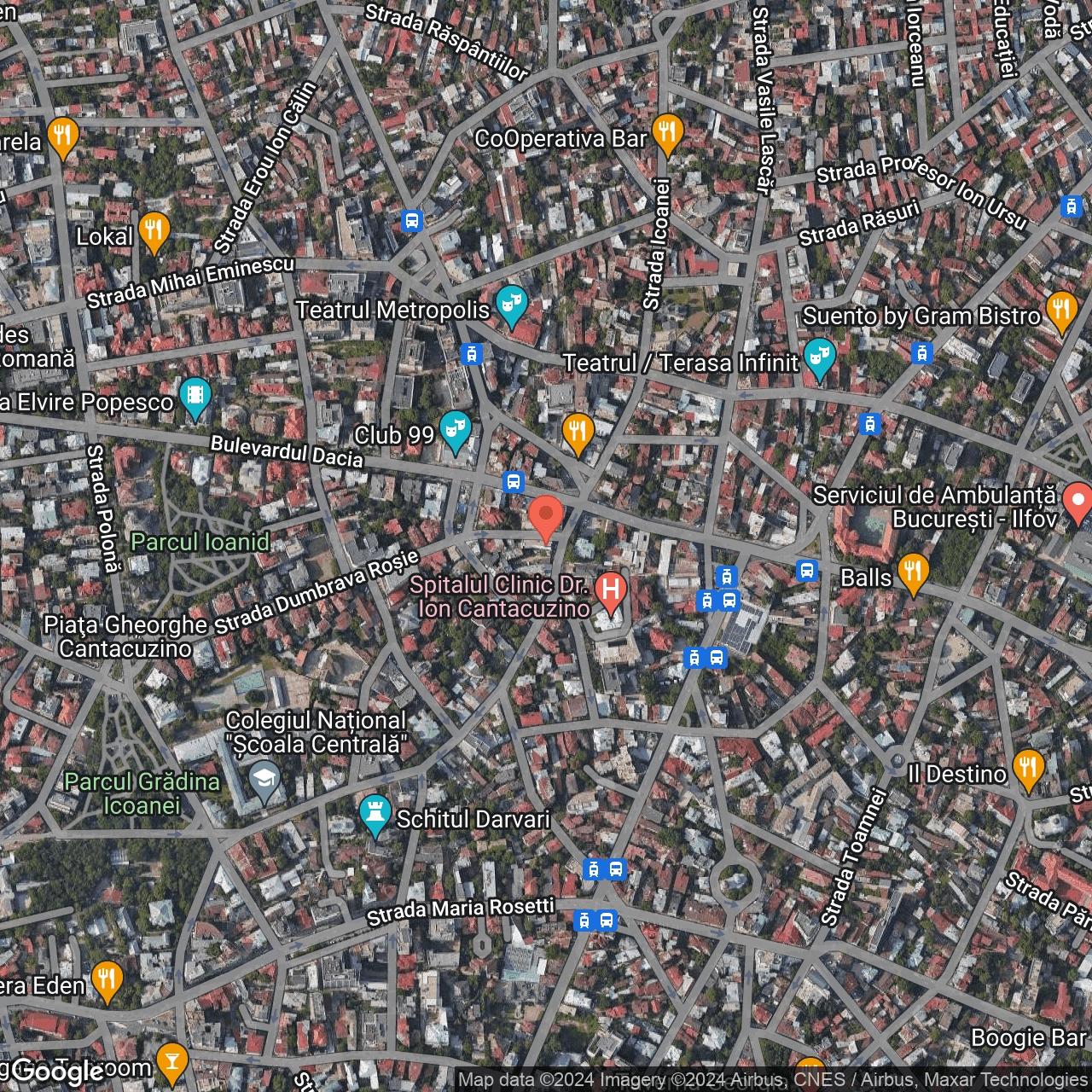 Poza harta hybrid, zoom 16, adresa Bucuresti, str.Icoanei nr.41-43, , judetul