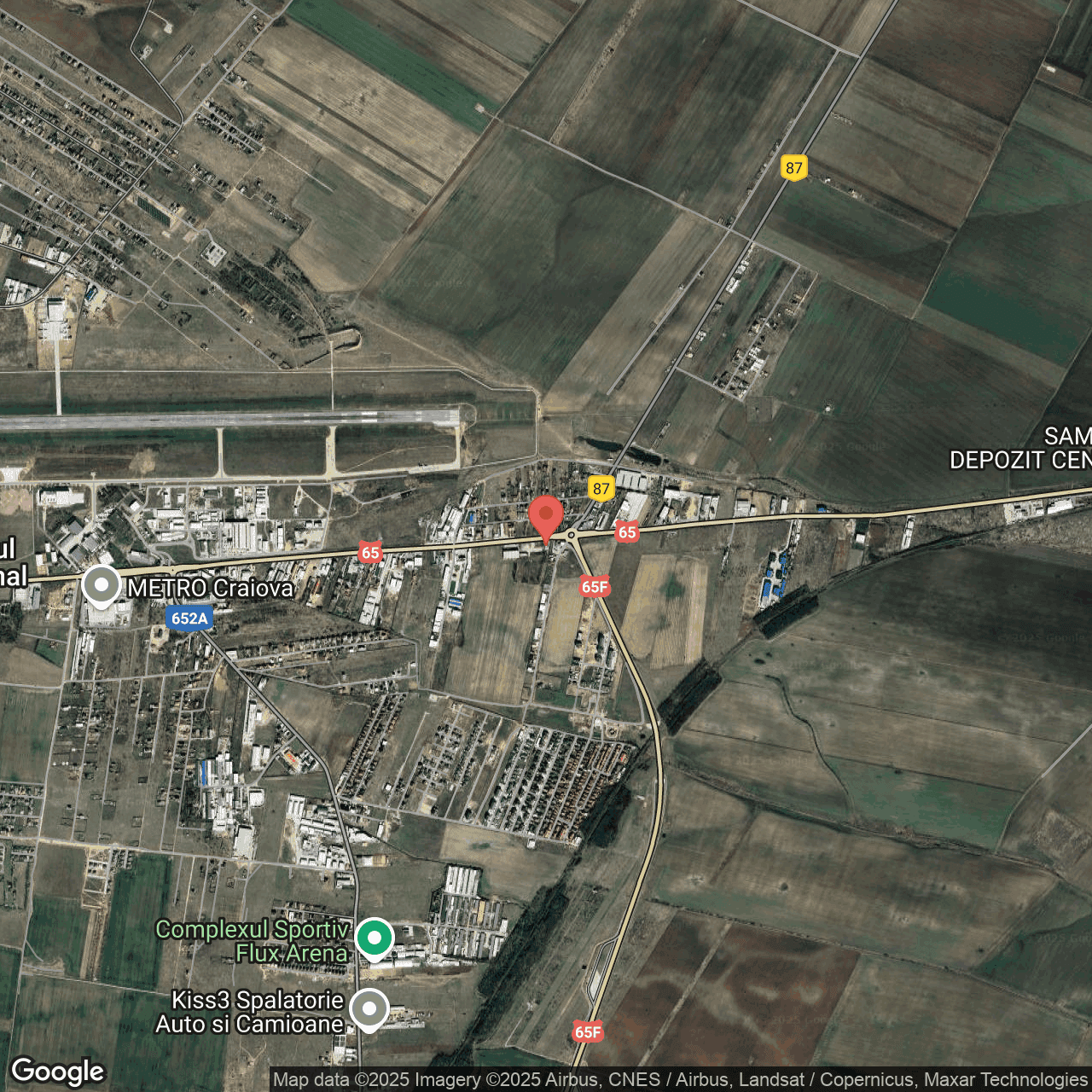 Poza harta hybrid, zoom 14, adresa Pielesti, str. Calea București, nr. 121, , judetul