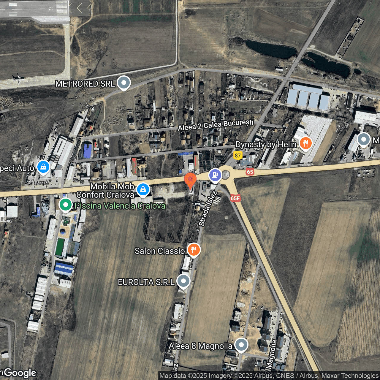 Poza harta hybrid, zoom 16, adresa Pielesti, str. Calea București, nr. 121, , judetul