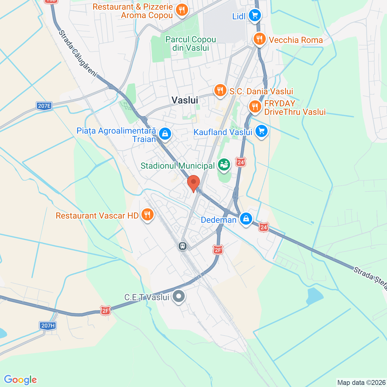 Poza harta streetview, zoom 14, adresa Vaslui, Str. Traian, Bl. 329, , judetul