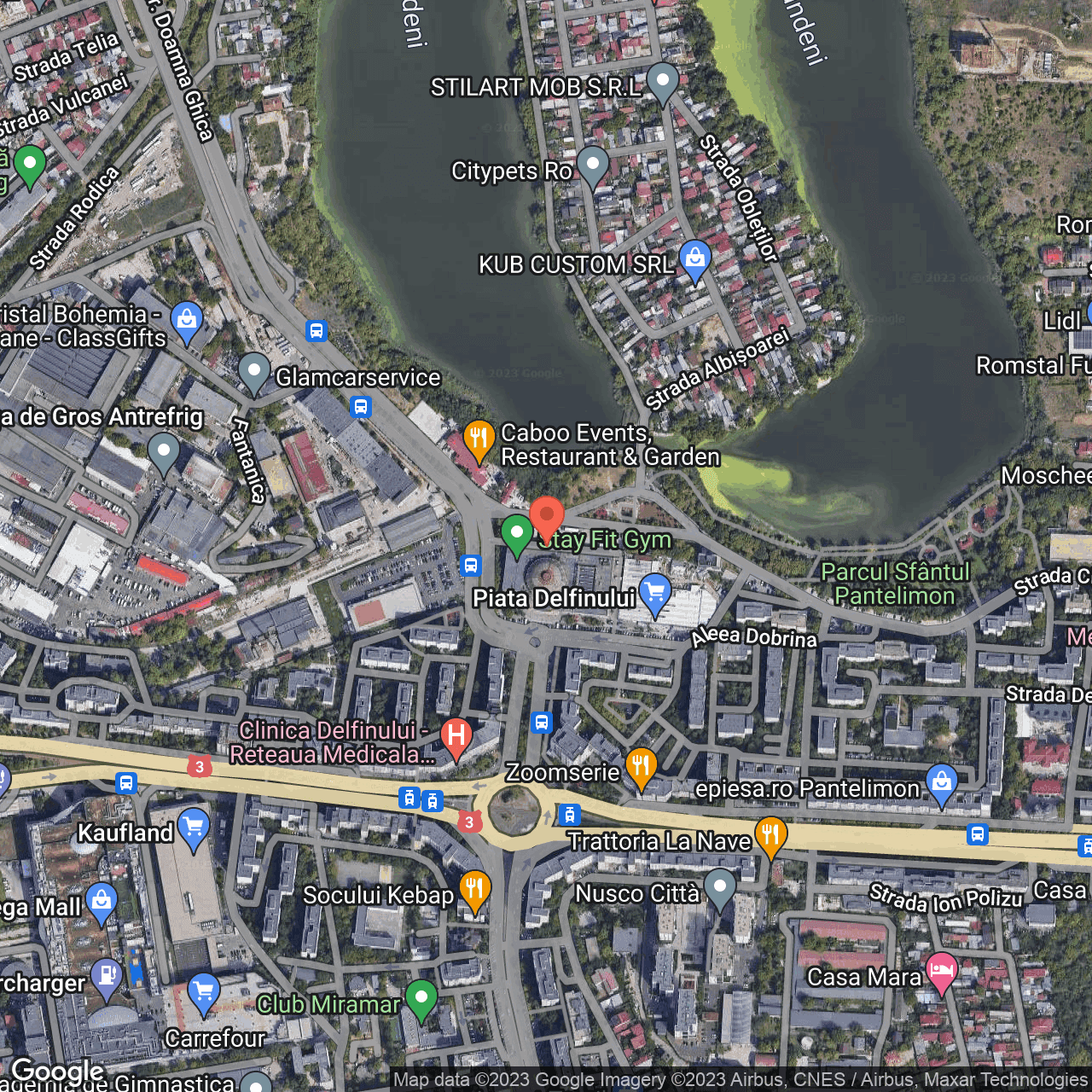 Poza harta hybrid, zoom 16, adresa Bd-ul Chisinau, nr. 1 Bucuresti, , judetul