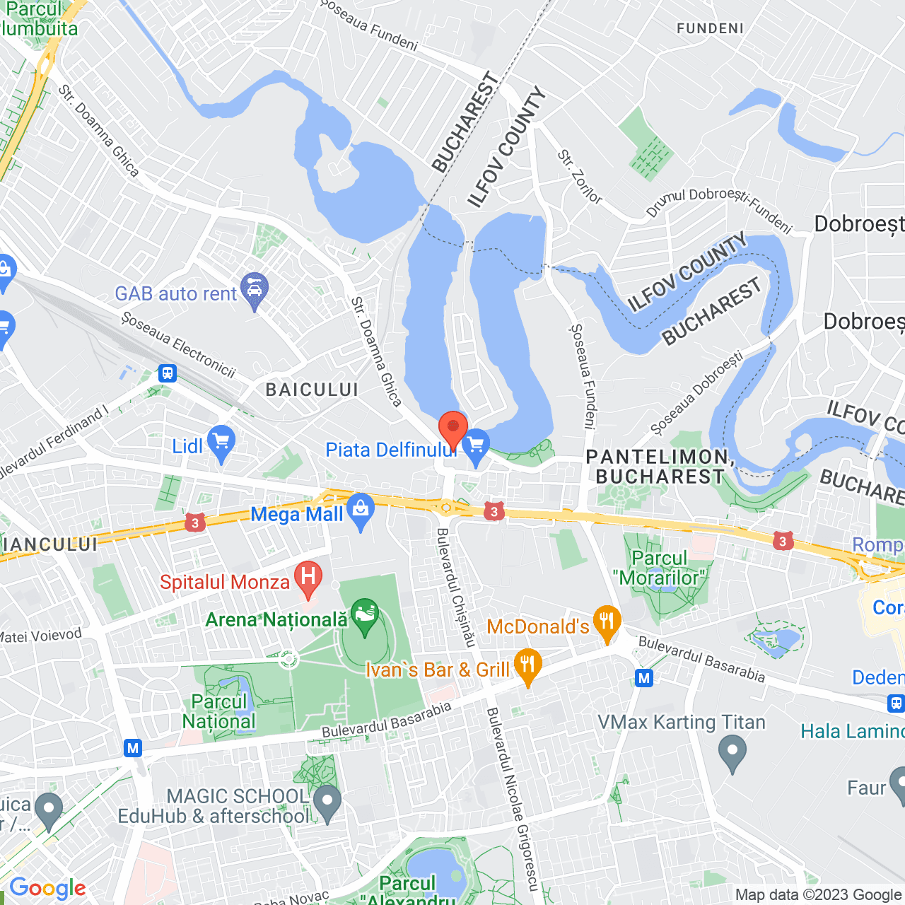 Poza harta streetview, zoom 14, adresa Bd-ul Chisinau, nr. 1 Bucuresti, , judetul