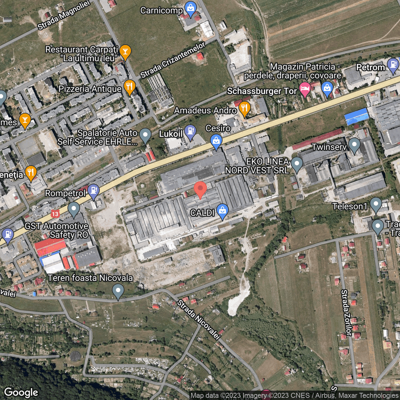 Poza harta hybrid, zoom 16, adresa Sighisoara, , judetul