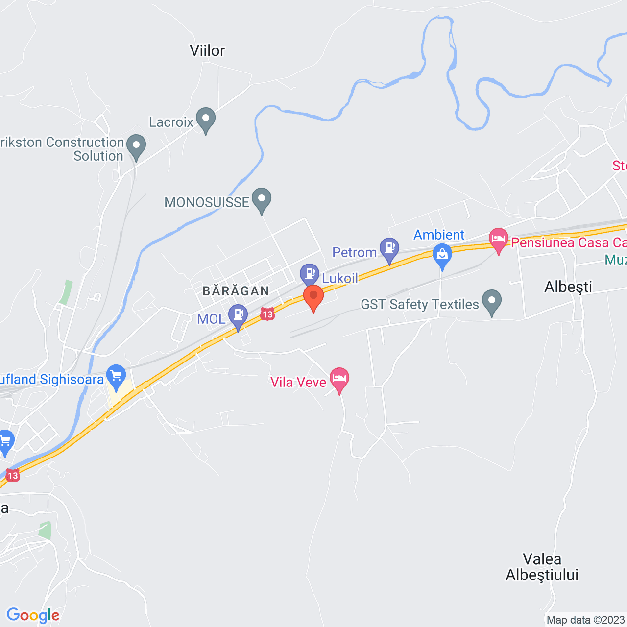 Poza harta streetview, zoom 14, adresa Sighisoara, , judetul