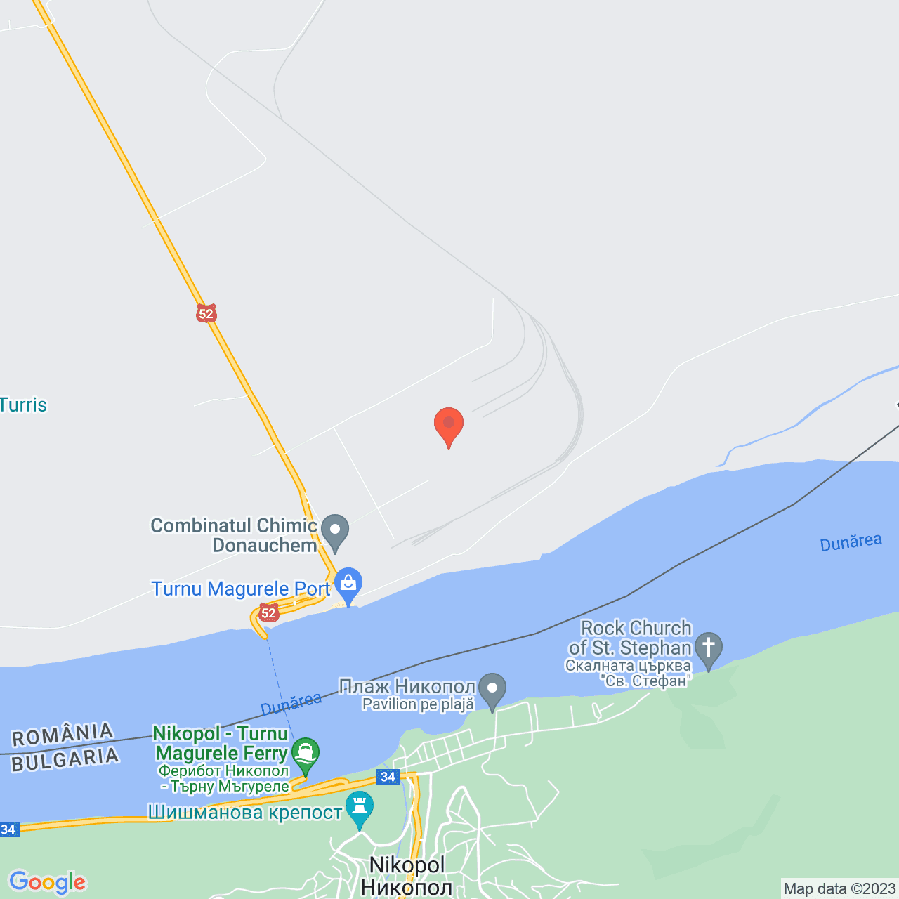 Poza harta streetview, zoom 14, adresa Portului 1 Turnu Magurele, , judetul