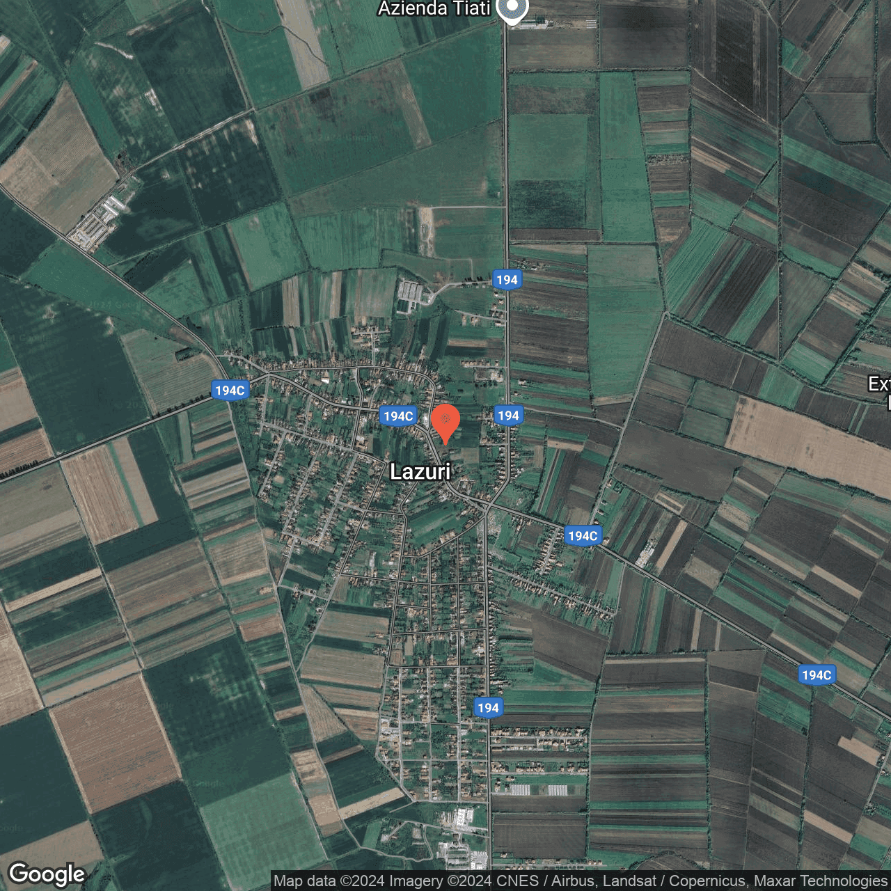 Poza harta hybrid, zoom 14, adresa Lazuri, nr.78, jud. Satu Mare, , judetul