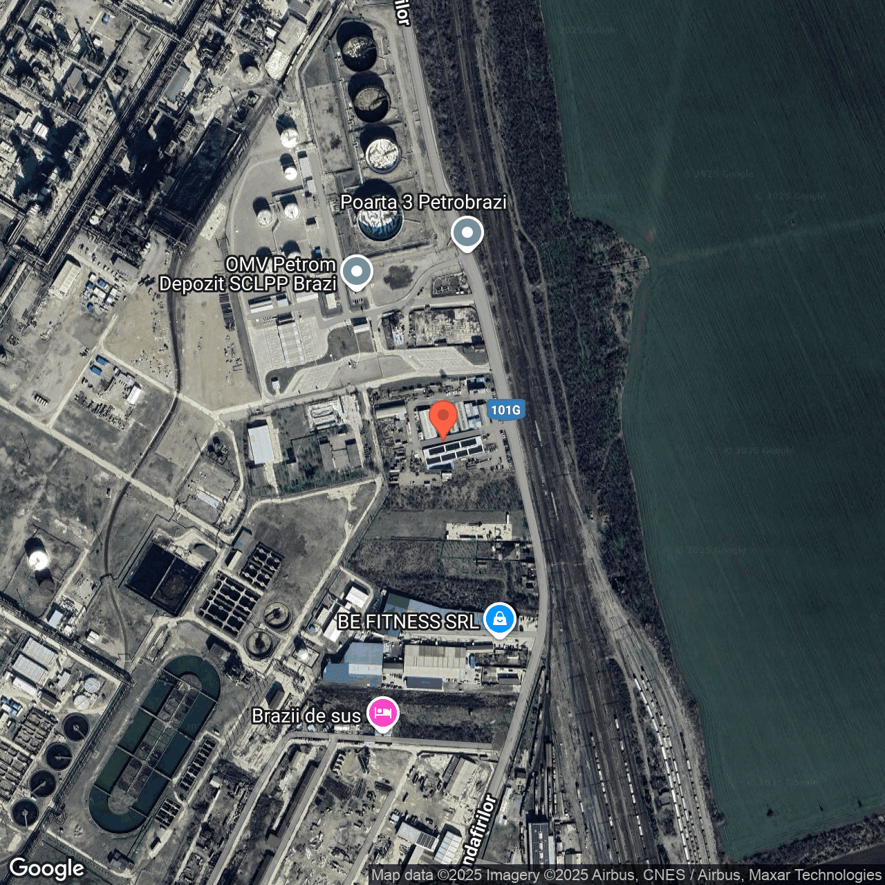 Poza harta hybrid, zoom 16, adresa Brazii de Sus, str Trandafirilor nr. 49A, jud Prahova, , judetul