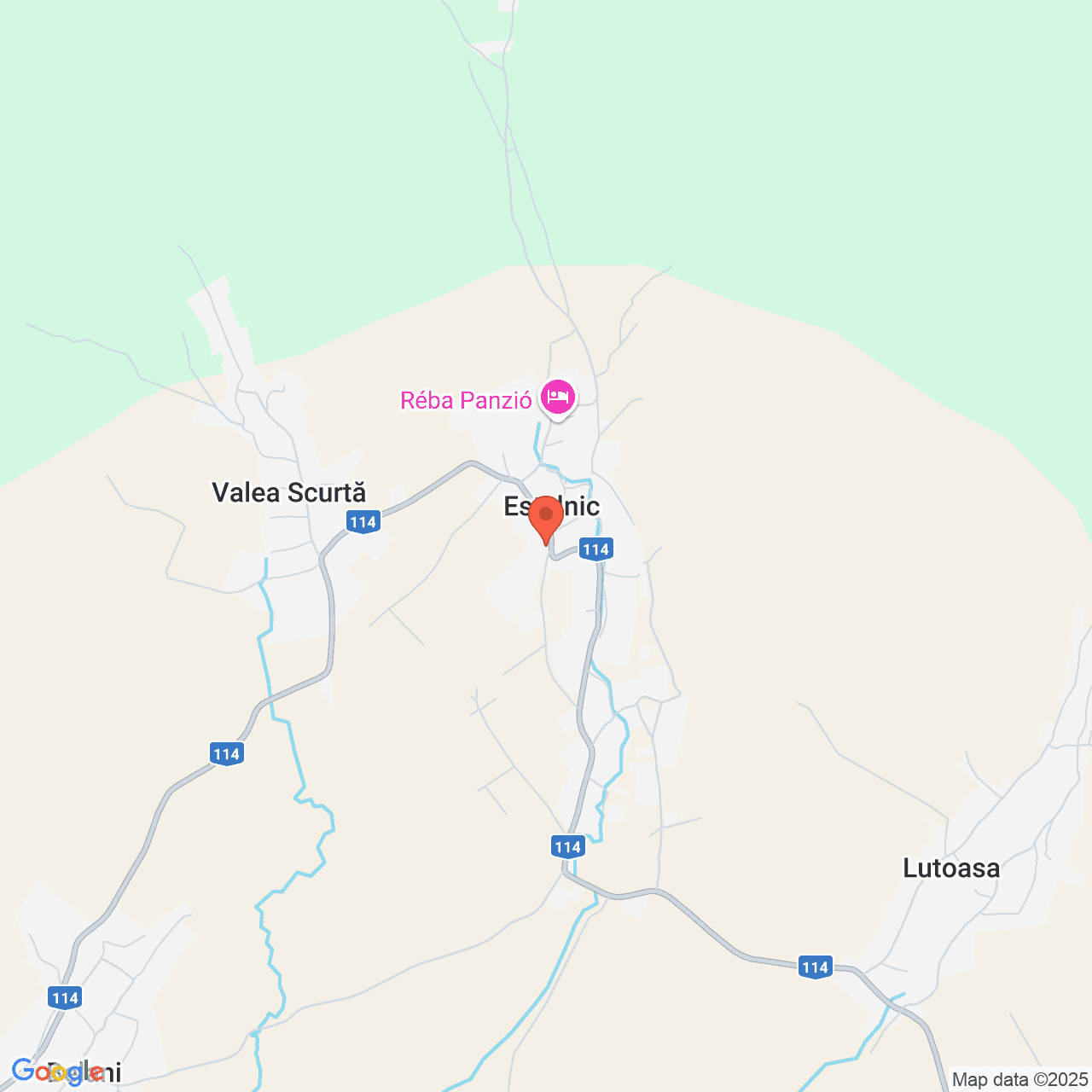 Poza harta streetview, zoom 14, adresa Estelnic, nr. 175 Covasna, , judetul