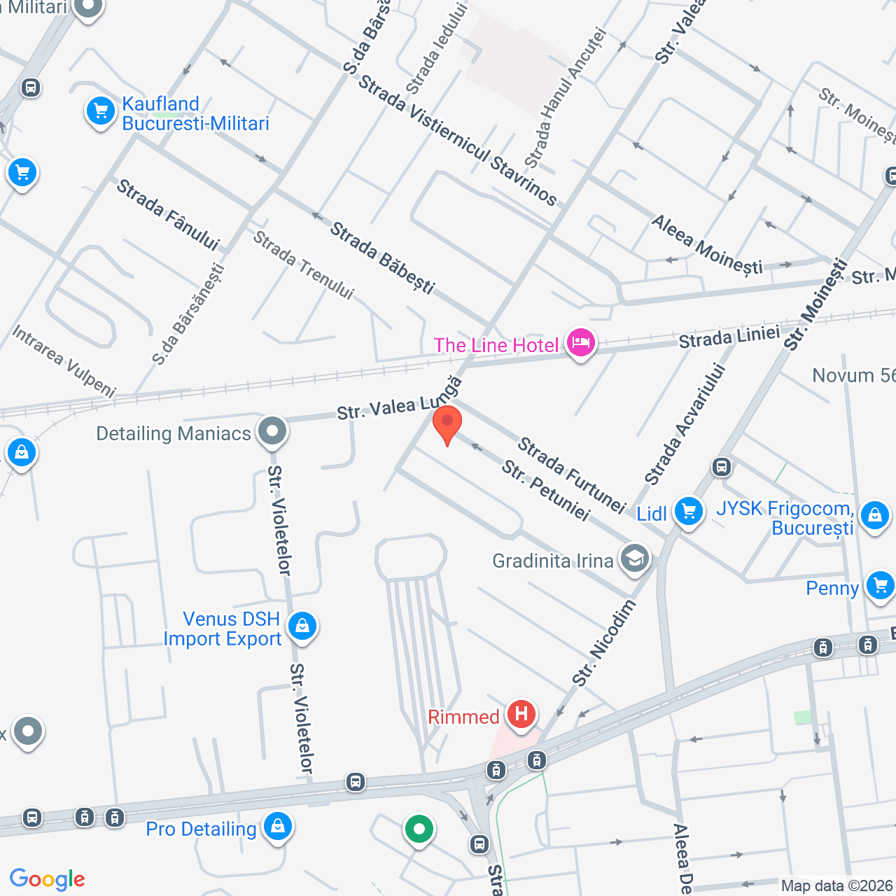 Poza harta streetview, zoom 16, adresa Bucuresti, Str. Valea Lunga nr. 49, , judetul
