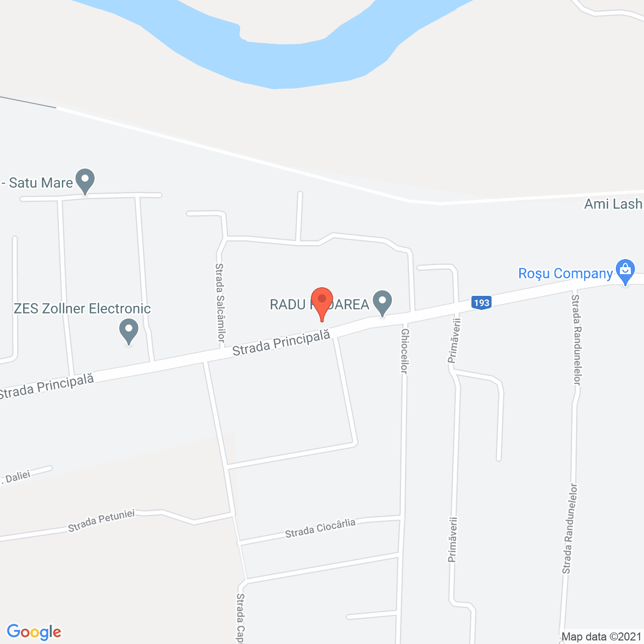 Poza harta streetview, zoom 16, adresa Paulesti 40, Paulesti, judetul Satu Mare