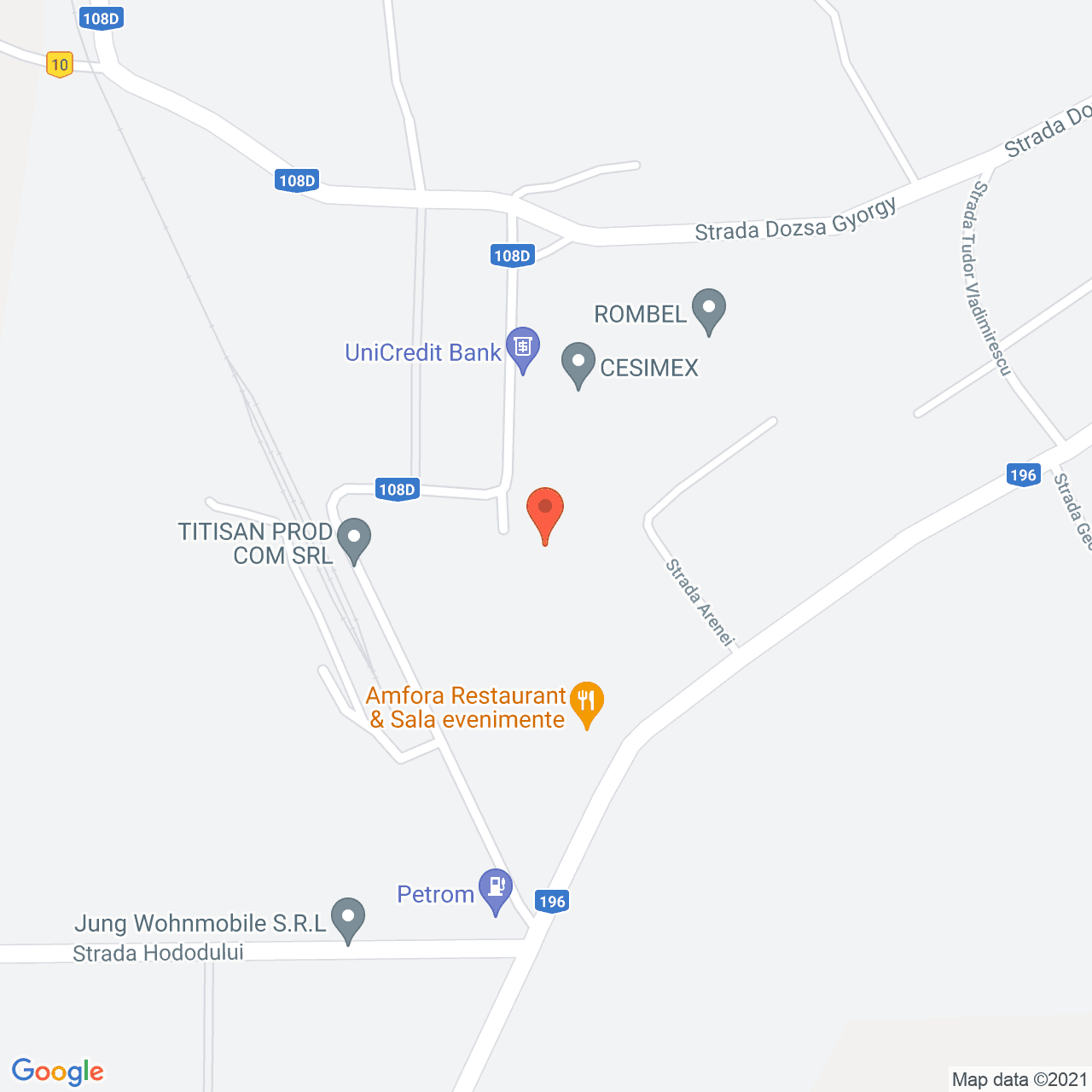 Poza harta streetview, zoom 16, adresa Cehu Silvaniei, judetul Salaj