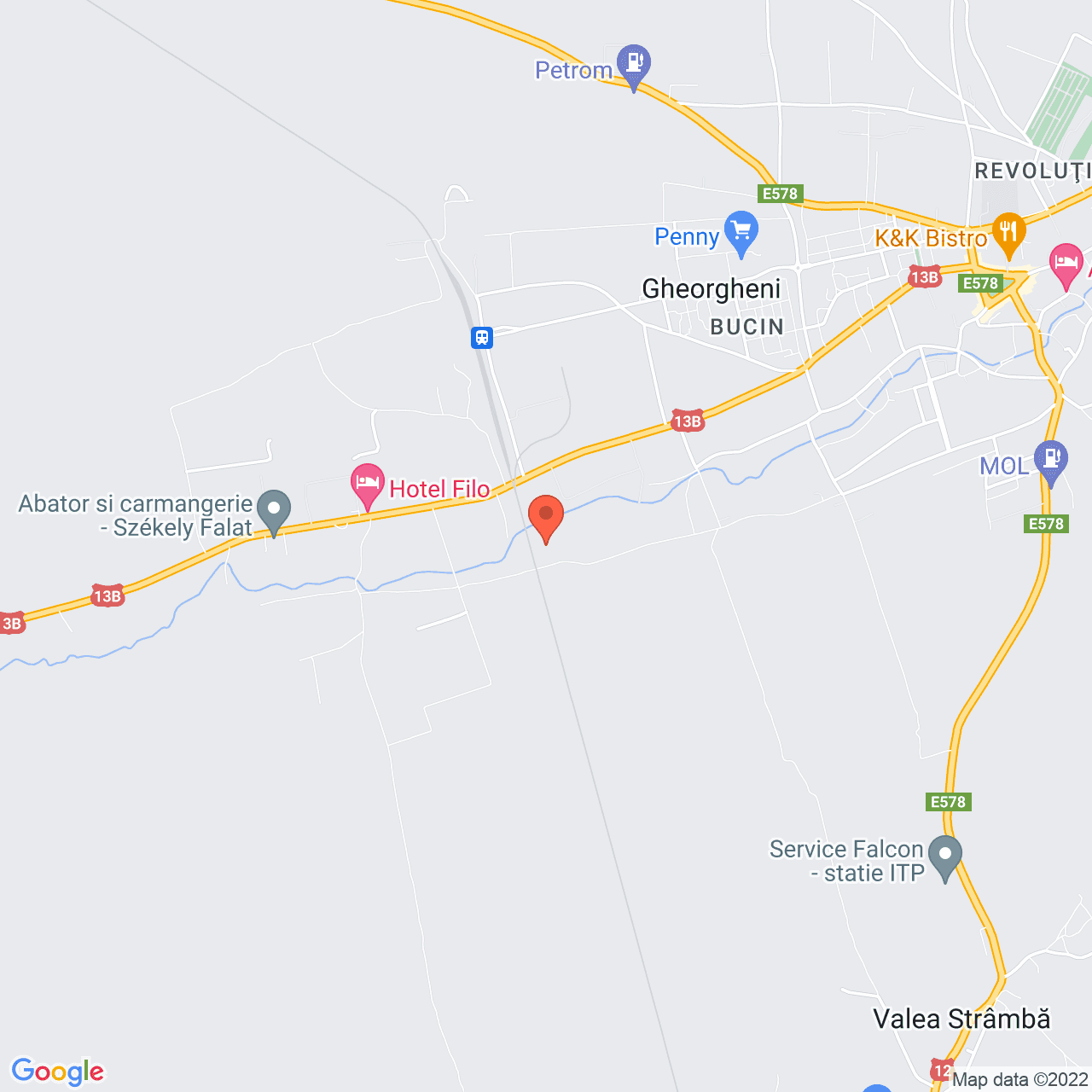 Poza harta streetview, zoom 14, adresa Gheorgheni, judetul Harghita