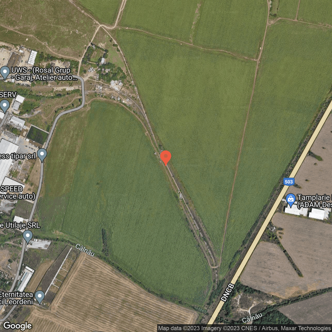 Poza harta hybrid, zoom 16, adresa Popesti Leordeni, , judetul