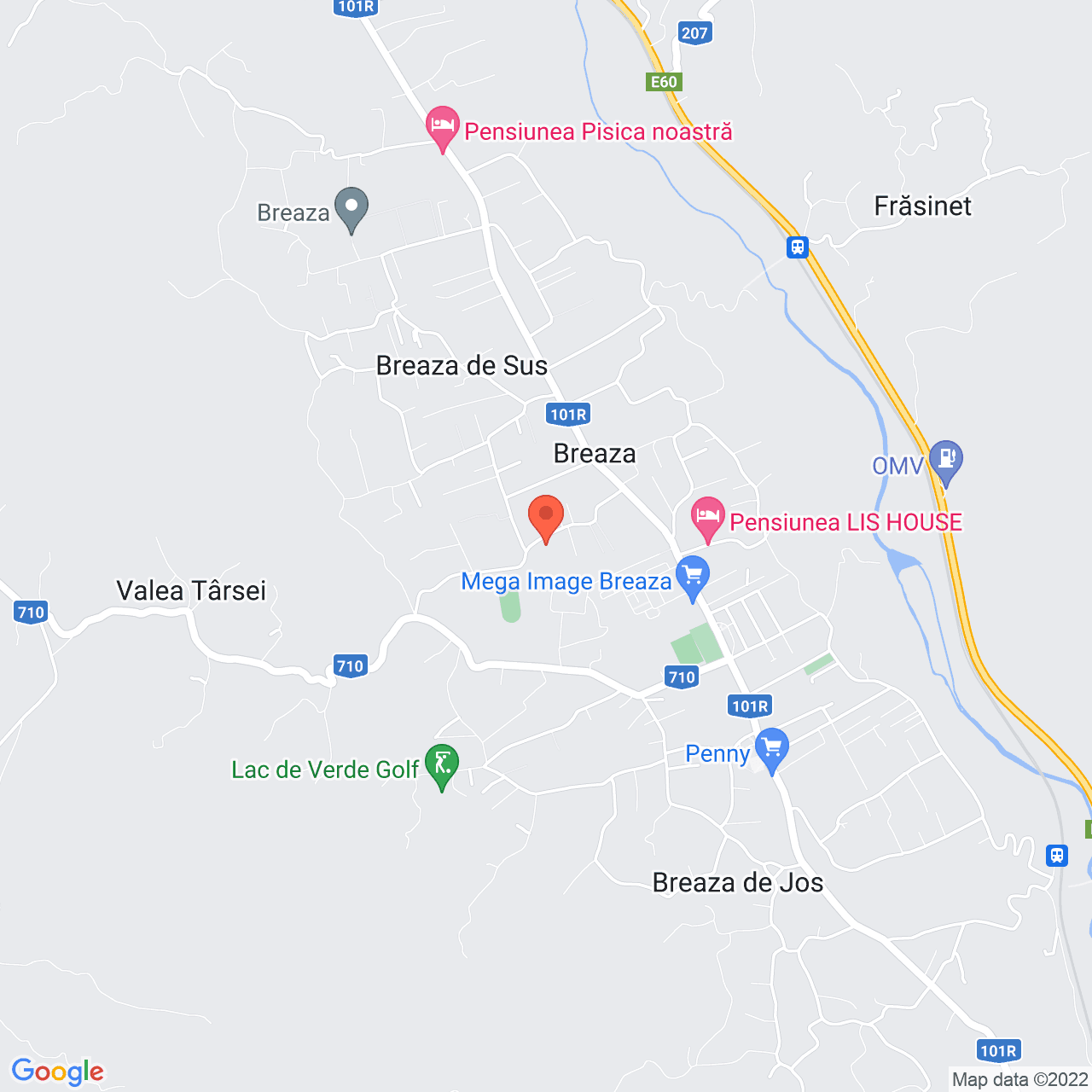 Poza harta streetview, zoom 14, adresa Armoniei 41, Breaza, judetul Prahova
