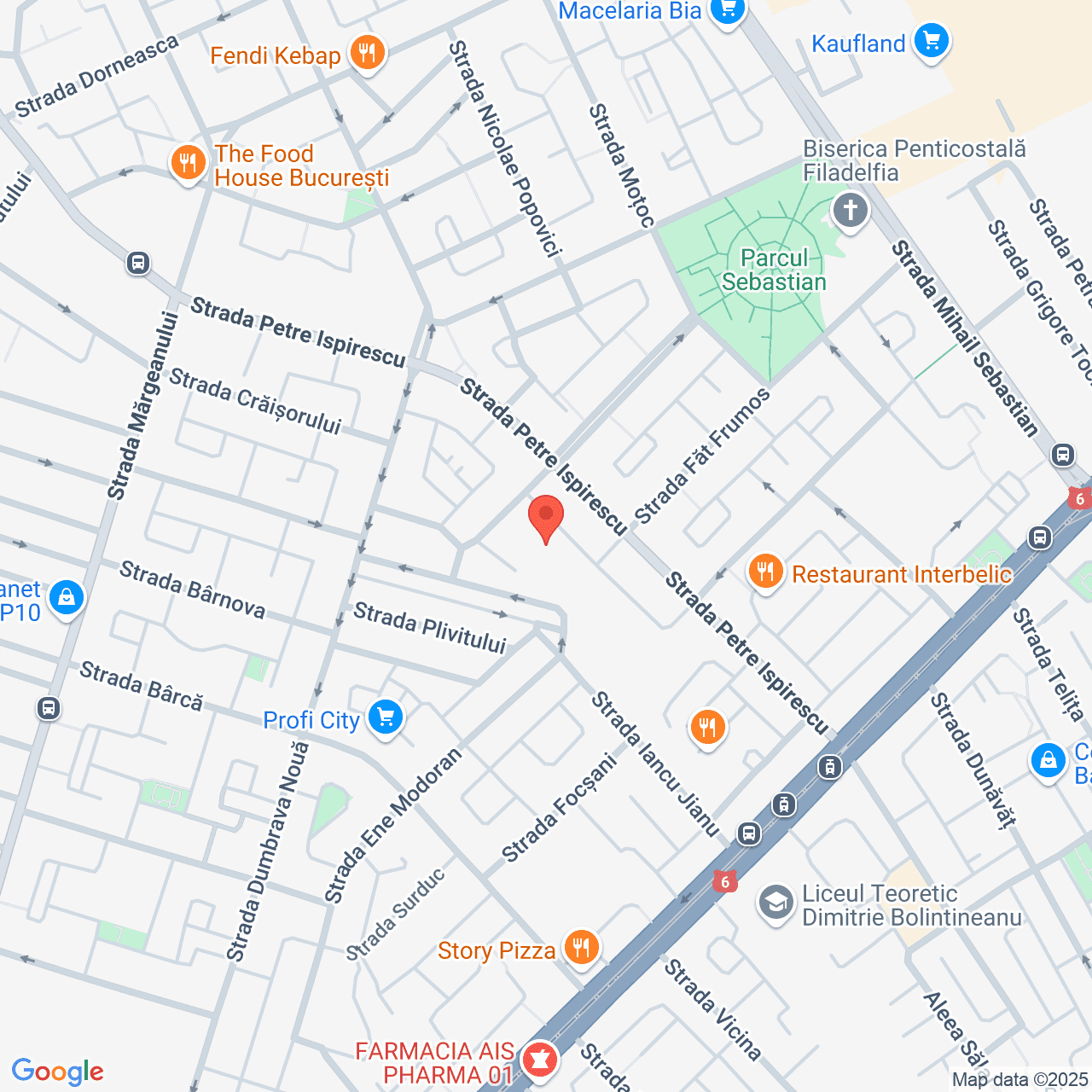 Poza harta streetview, zoom 16, adresa Bucuresti, Str. Petre Ispirescu, nr. 23-37, , judetul