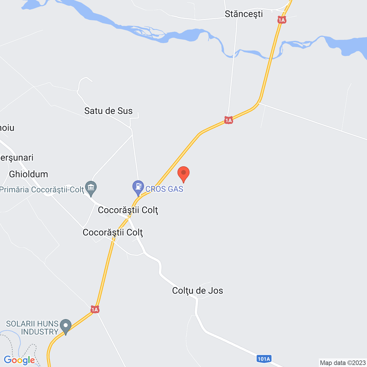 Poza harta streetview, zoom 14, adresa Cocorasti Colt, , judetul