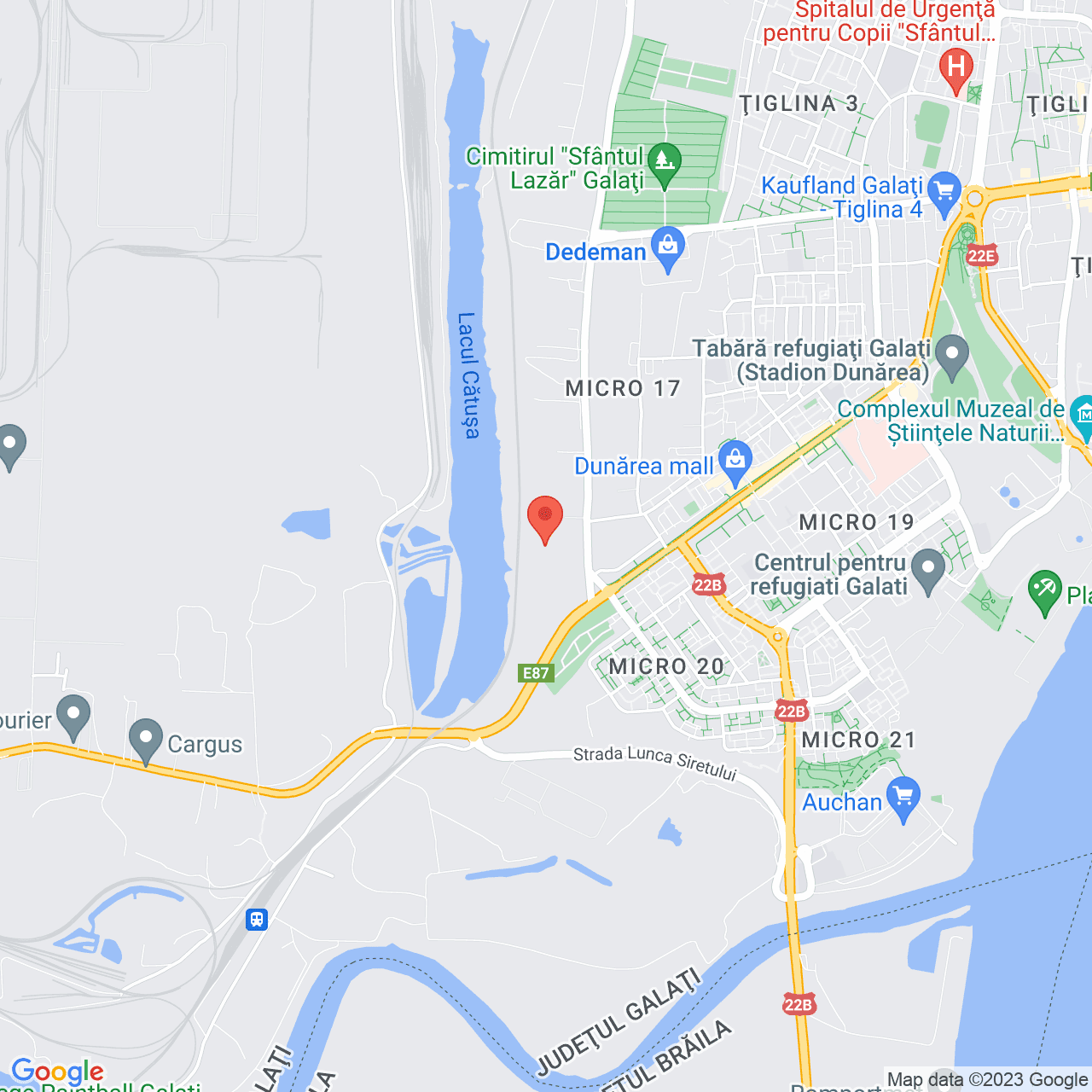 Poza harta streetview, zoom 14, adresa Drumul de Centură 242 Galați, , judetul