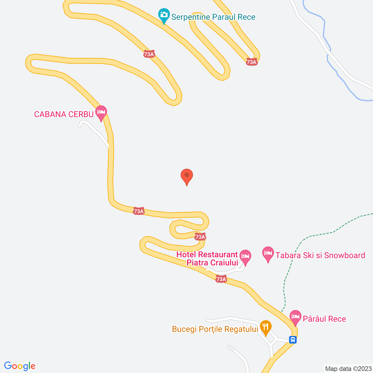 Poza harta streetview, zoom 16, adresa Paraul Rece, Predeal, , judetul