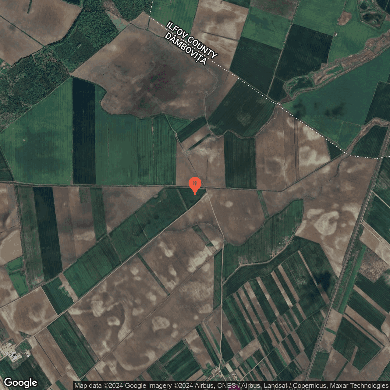 Poza harta hybrid, zoom 14, adresa Crevedia Dambovita, , judetul